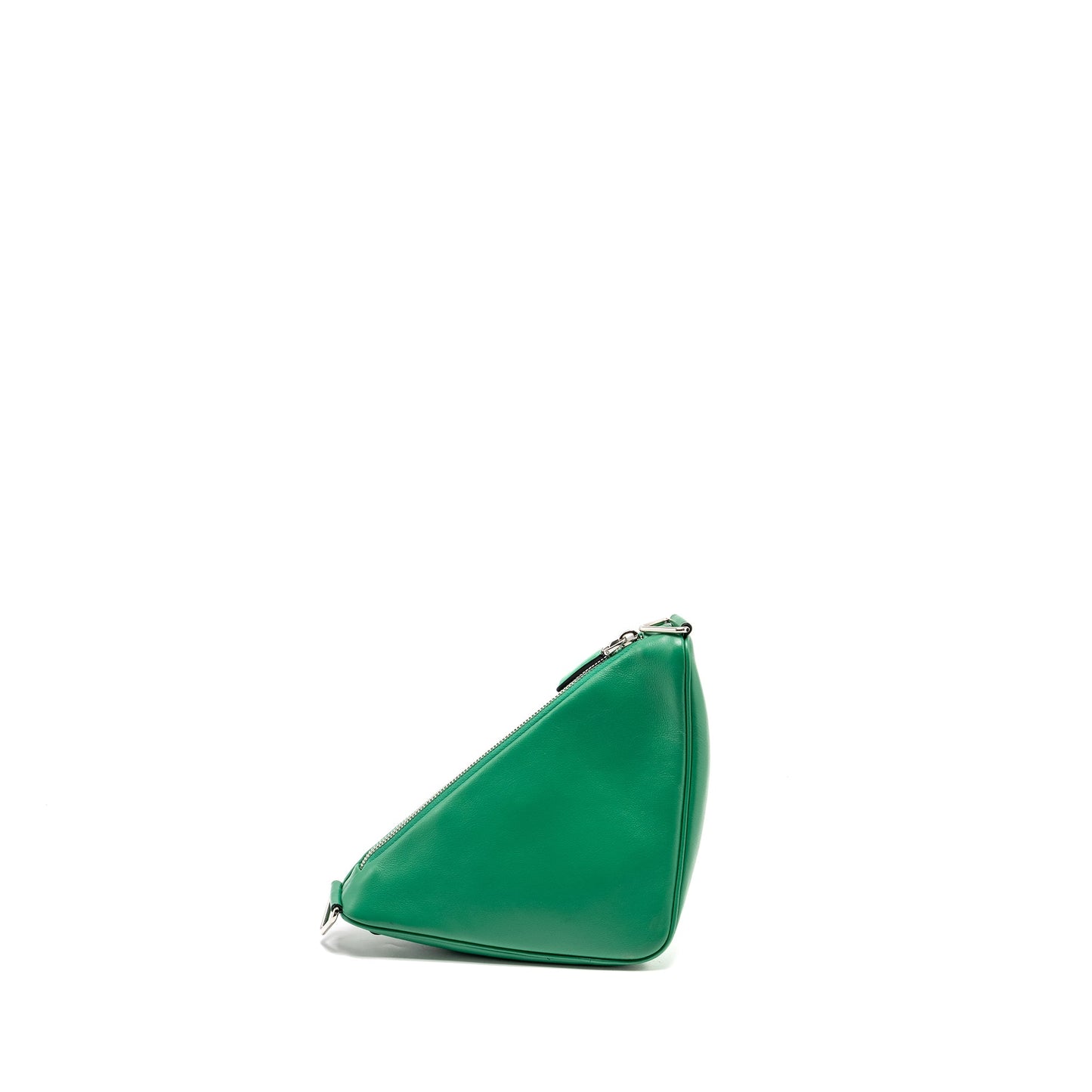Prada Triangle Mini Purse Leather Green