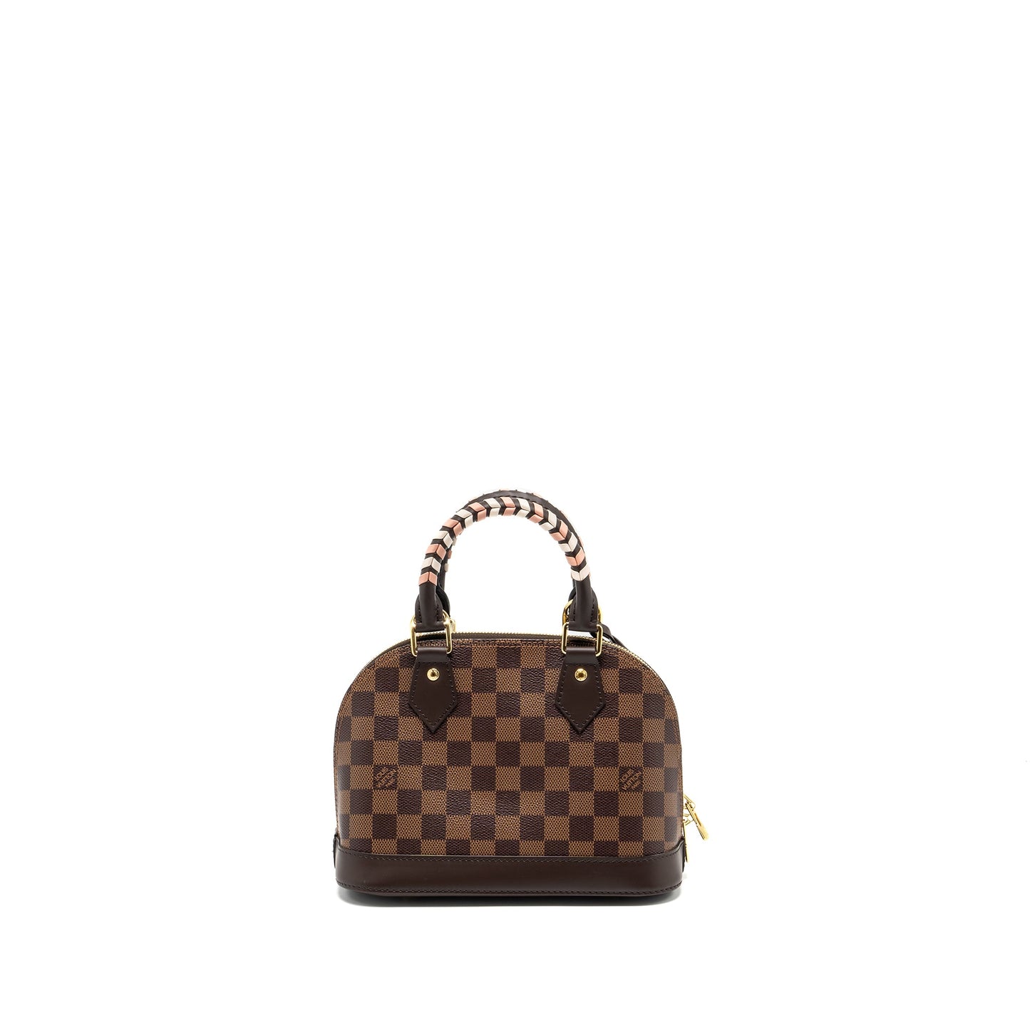 Louis Vuitton Alma with Braided Handles Damier Ebene Canvas