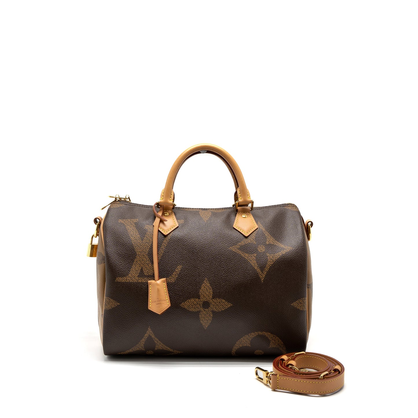 Louis Vuitton Speedy 30 Bandouliere Giant Monogram Reverse Canvas