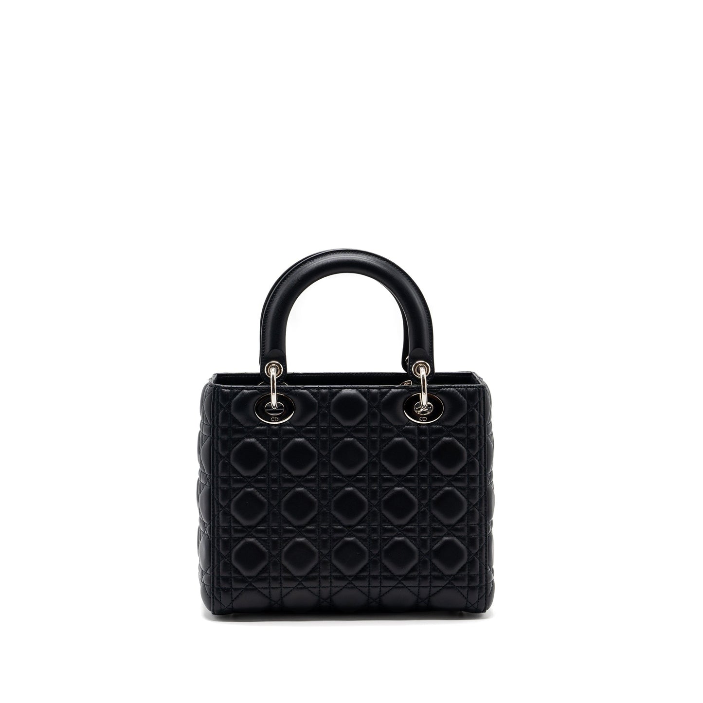 Dior medium lady dior lambskin black