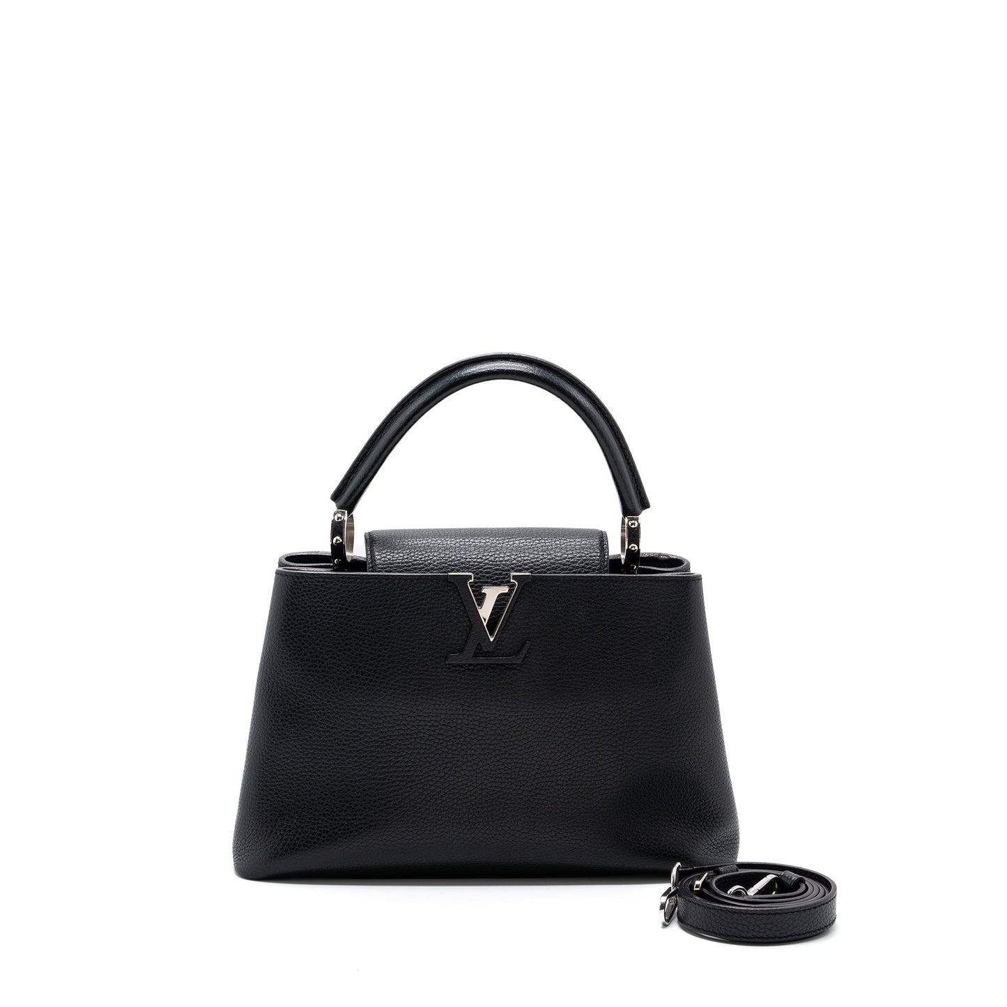 Louis Vuitton capucines calfskin black
