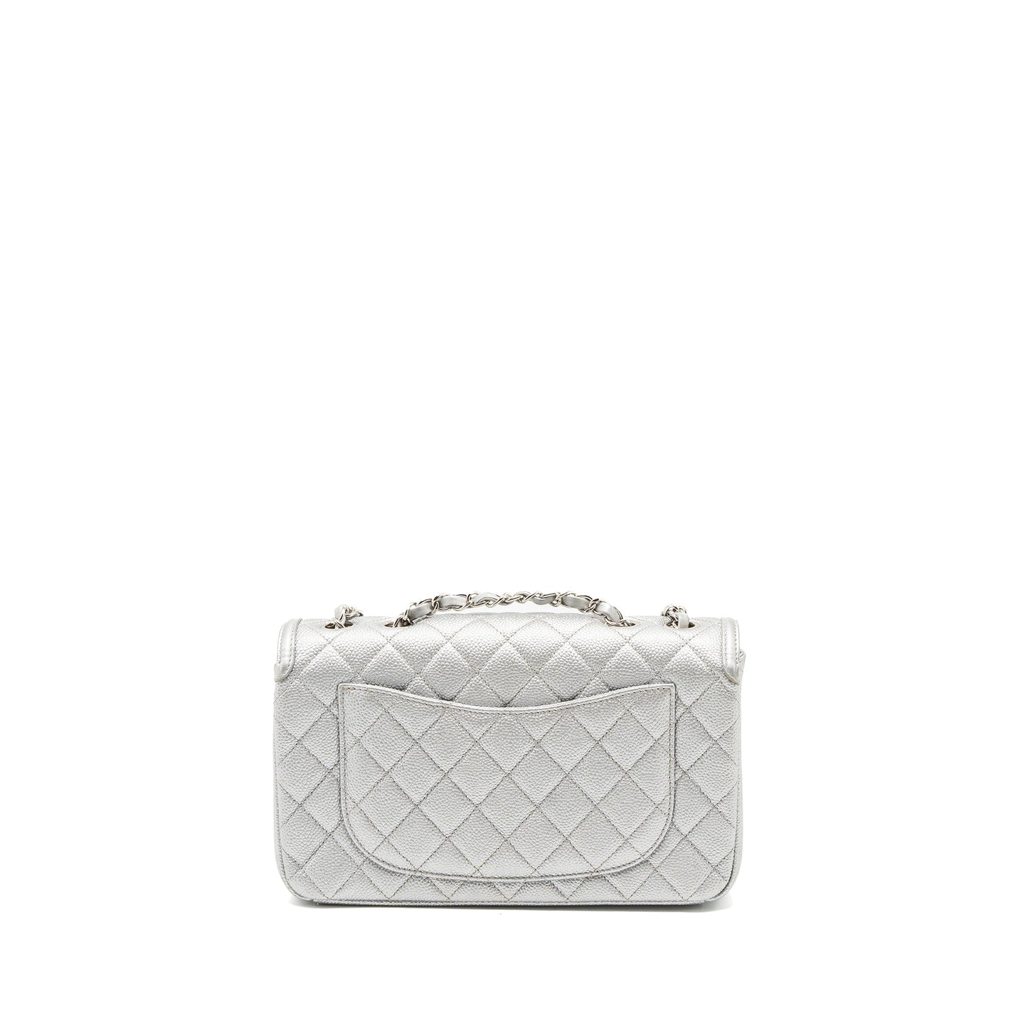 Chanel Filigree Flap Bag Caviar Silver SHW
