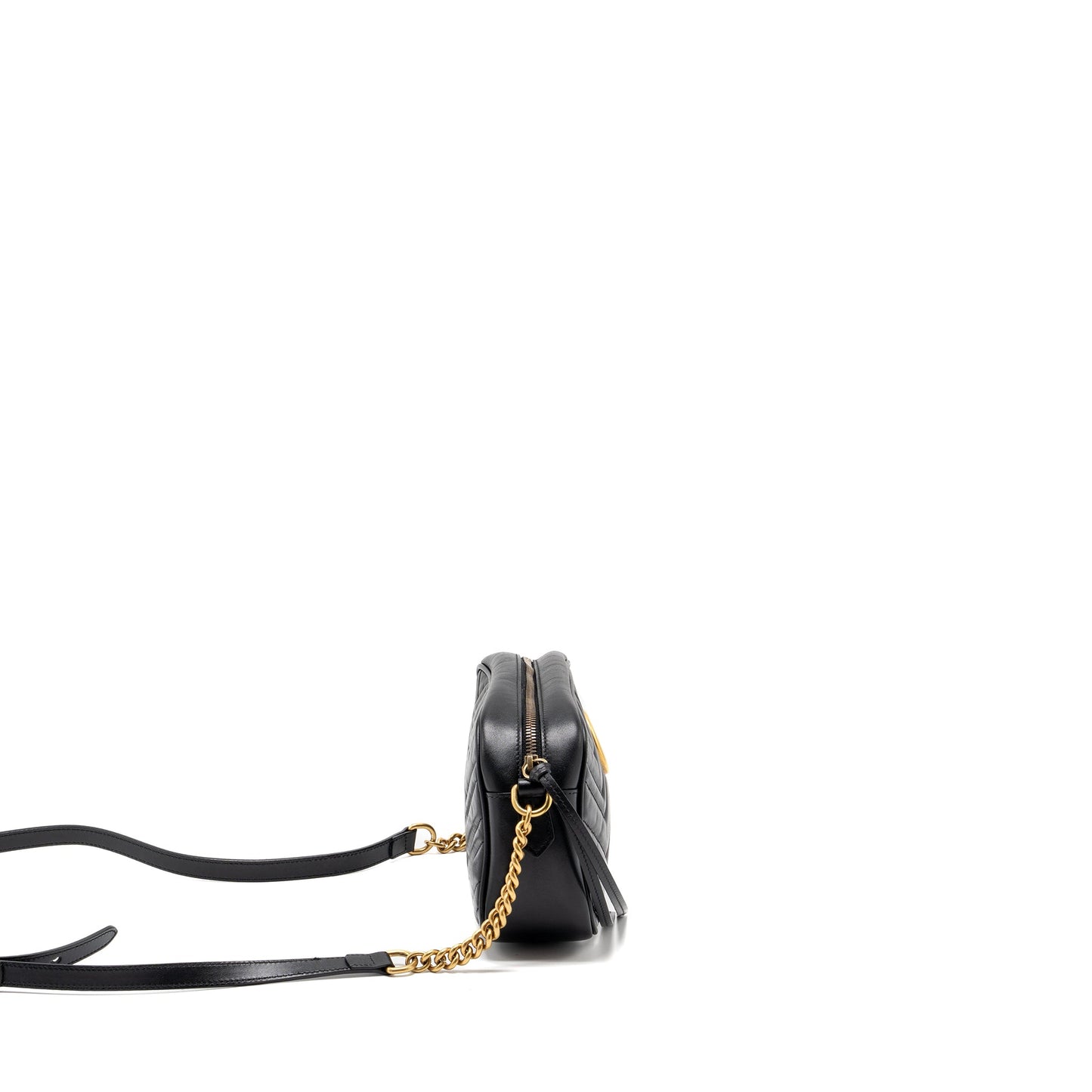 Gucci Marmont Mateless Mini Purse calfskin black