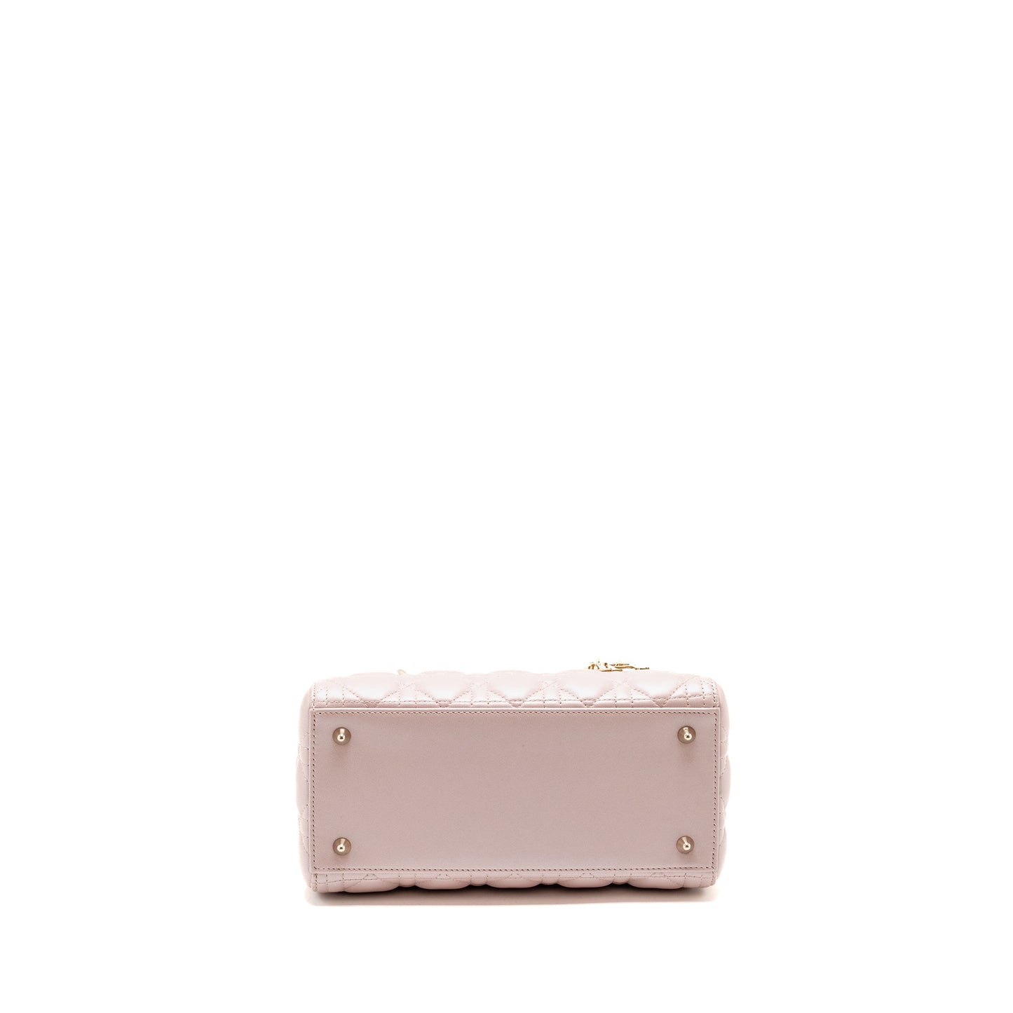 Dior Medium Lady Dior Lambskin Iridescent Pink