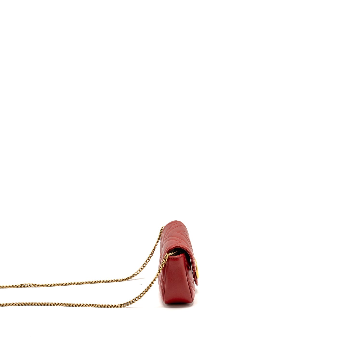 Gucci Mini Marmont Calfskin Red