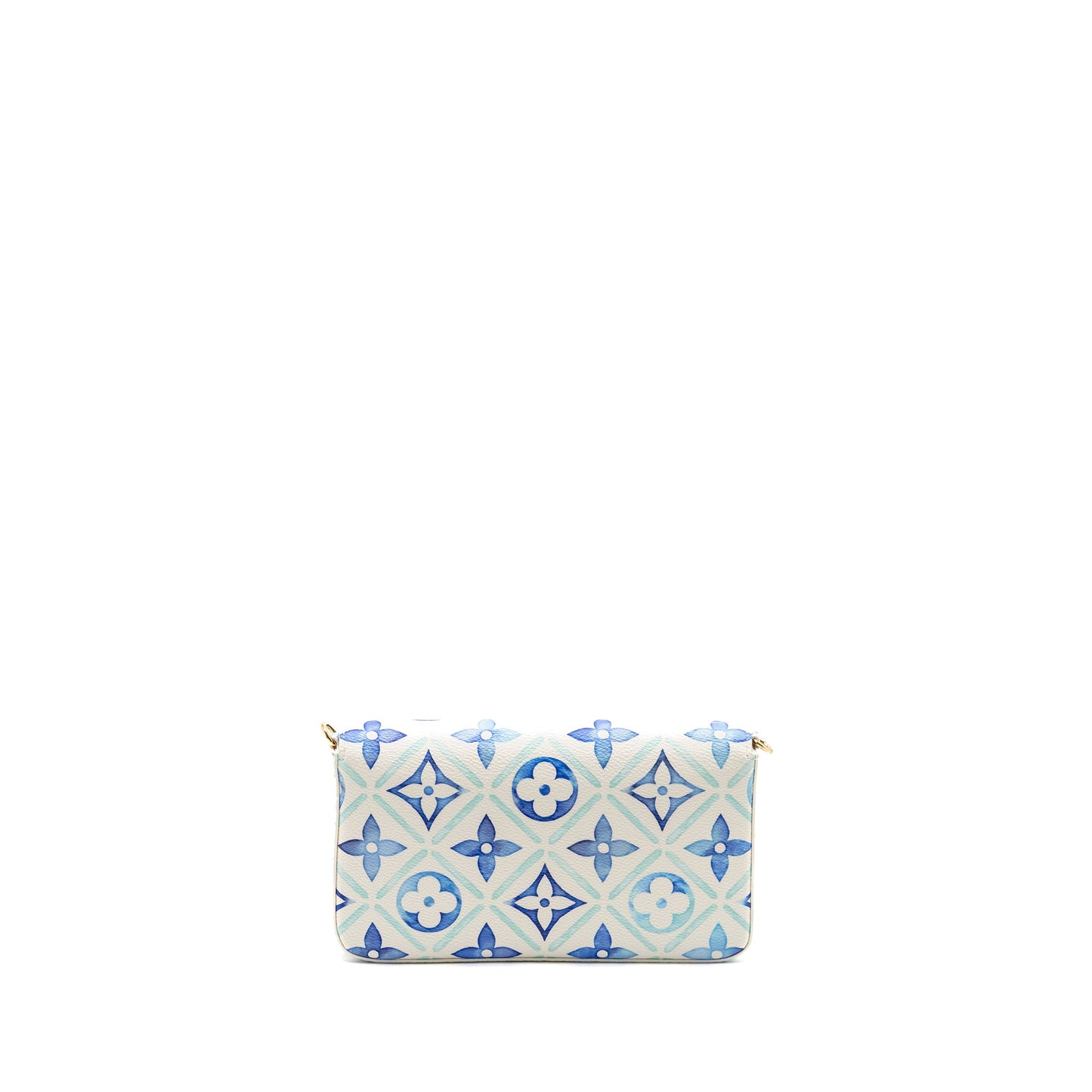Louis Vuitton Felicie Pochette Monogram Canvas Blue/Multicolour