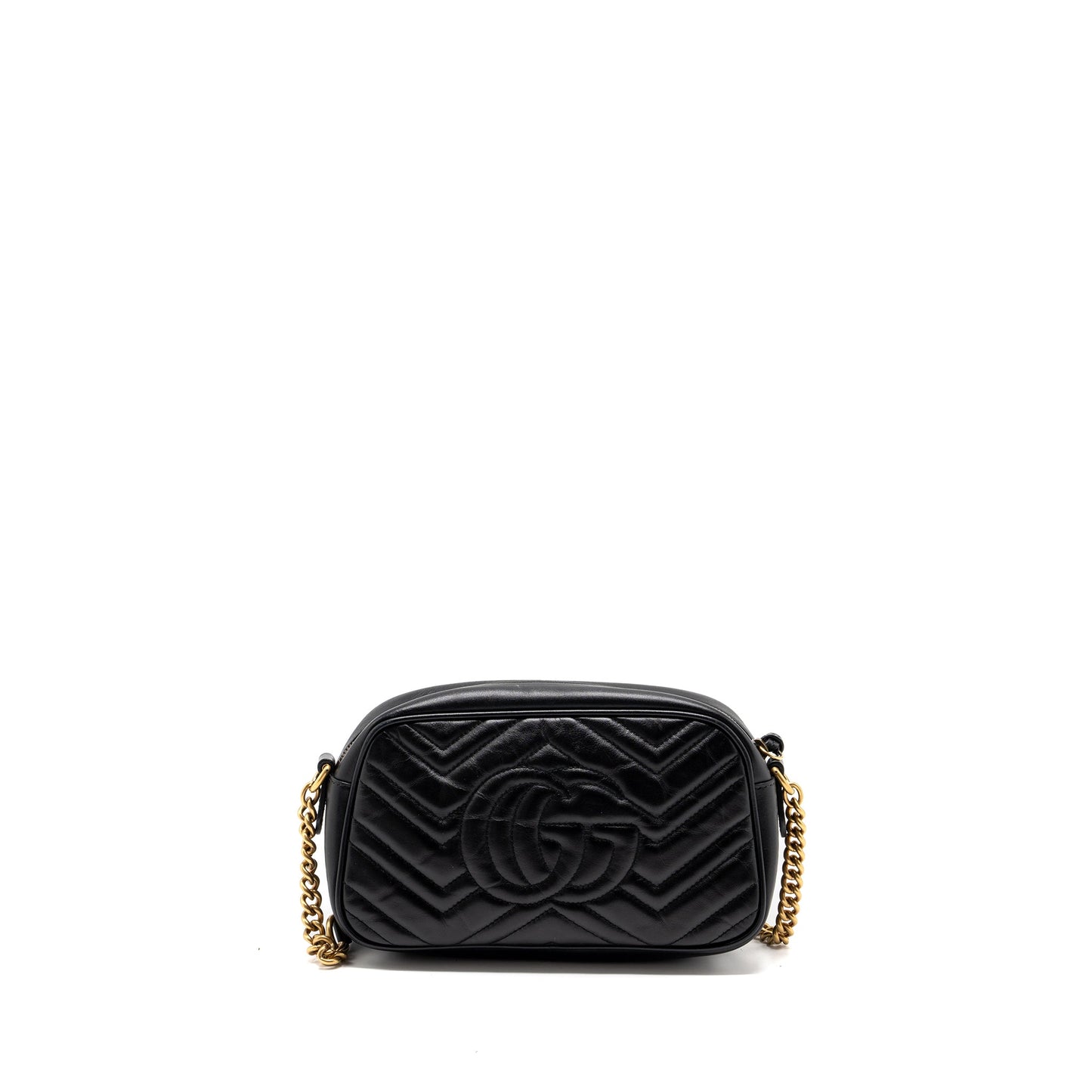 Gucci Marmont Mateless Mini Purse calfskin black