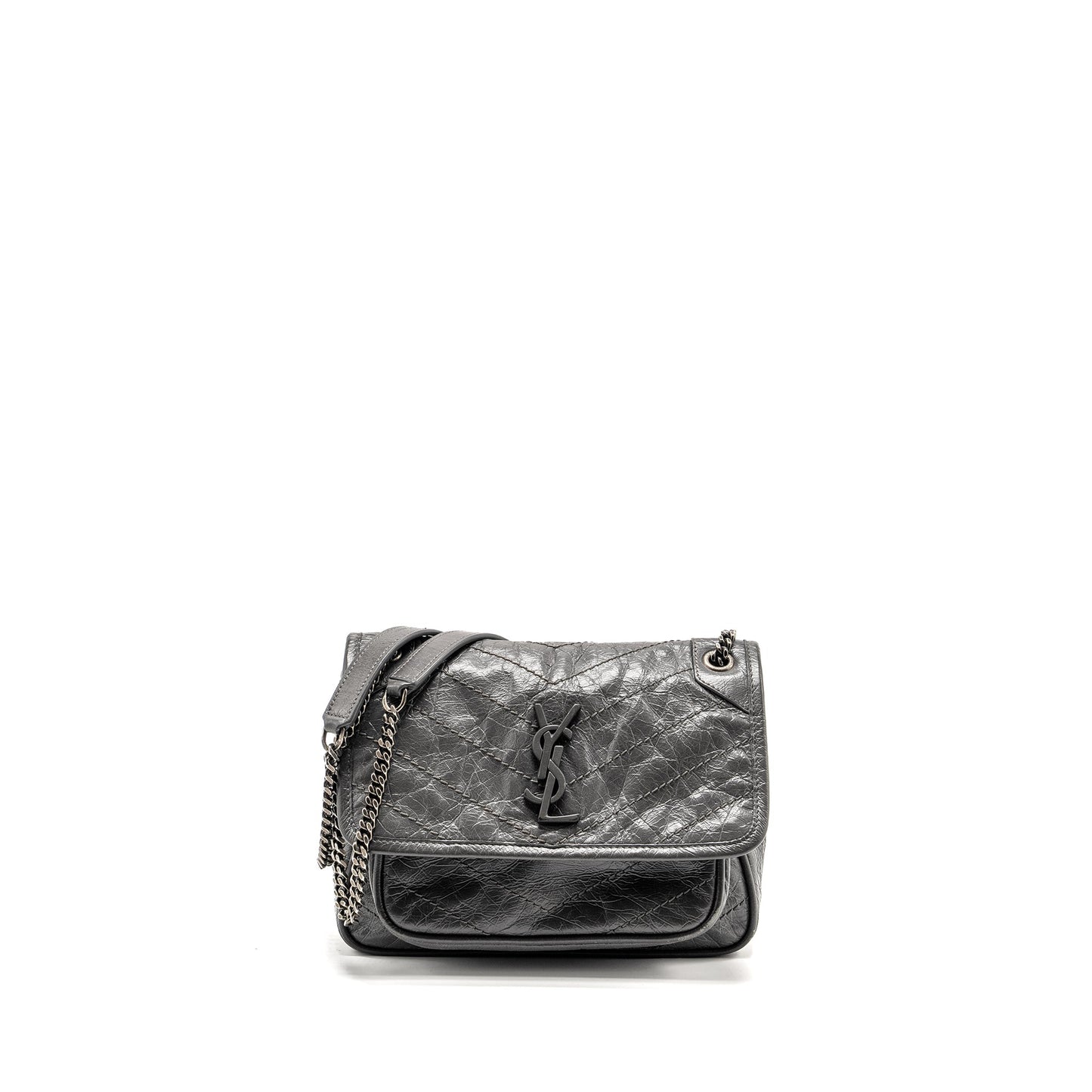 Saint Laurent Niki Baby calfskin grey