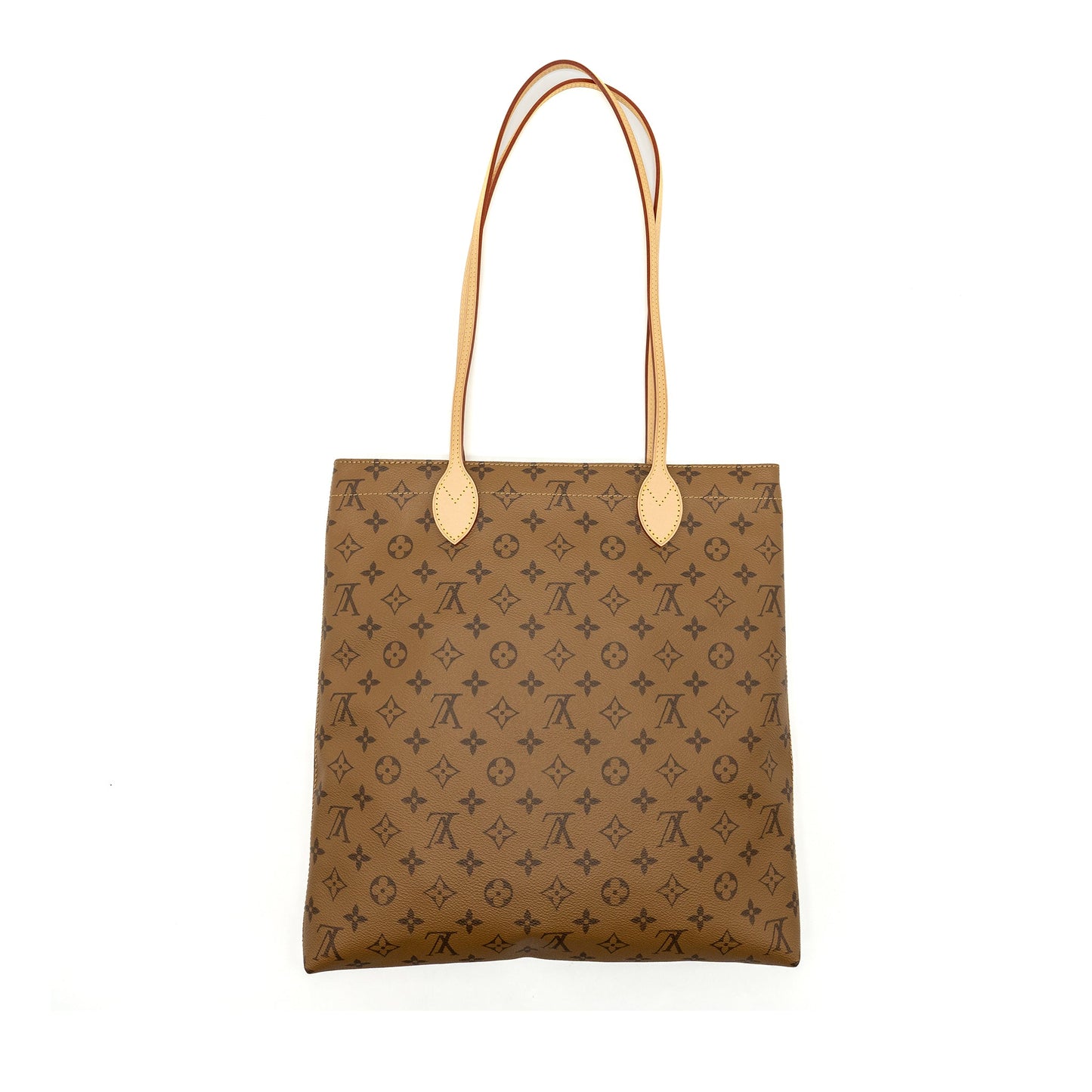 Louis Vuitton carry it tote monogram reverse canvas with print