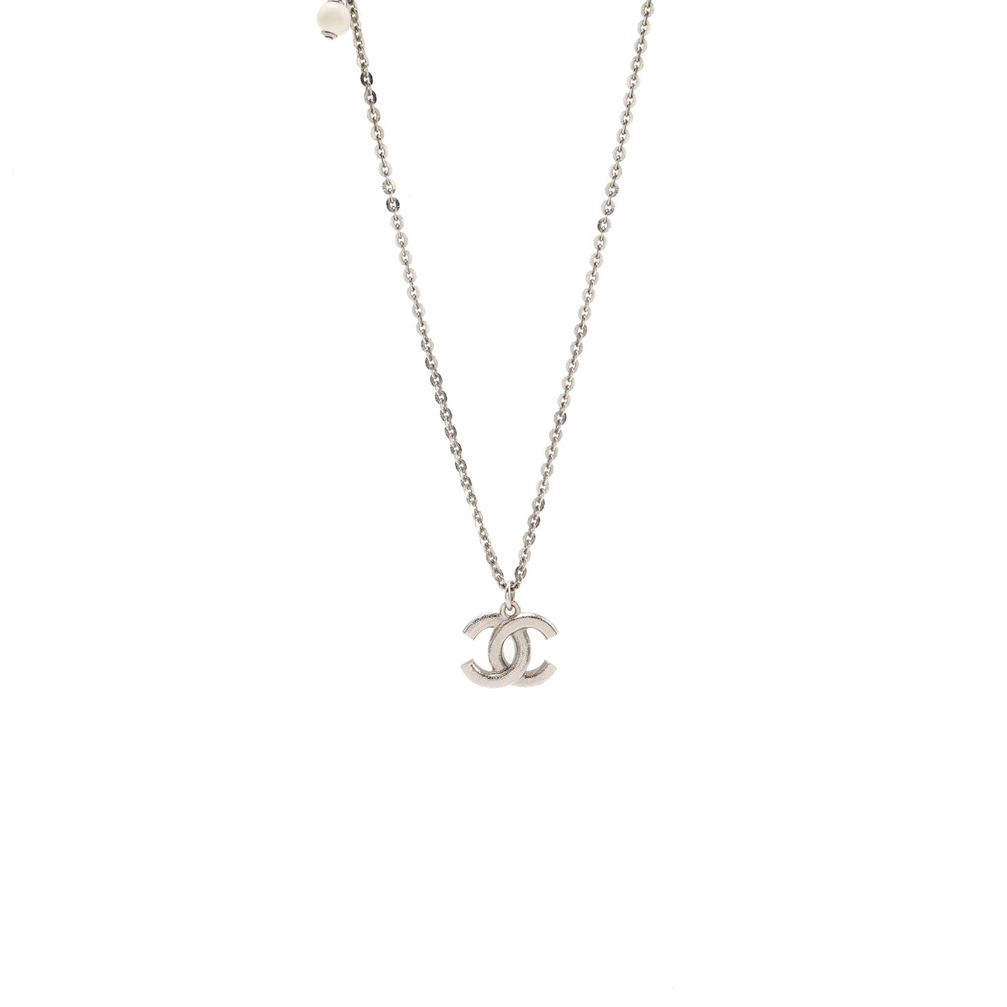 CHANEL CC LOGO NECKLACE CRYSTAL SHW