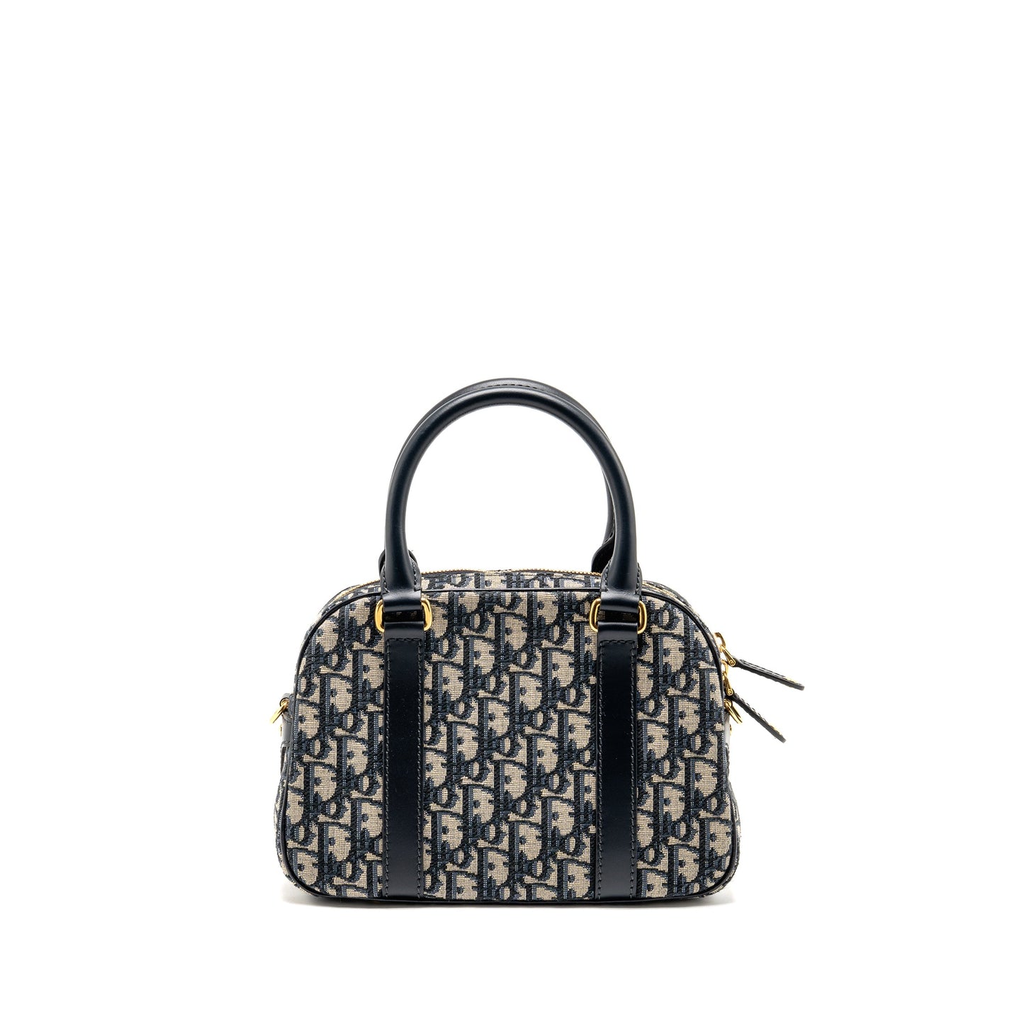 MEDIUM BOWLING Purse OBLIQUE CANVAS blue