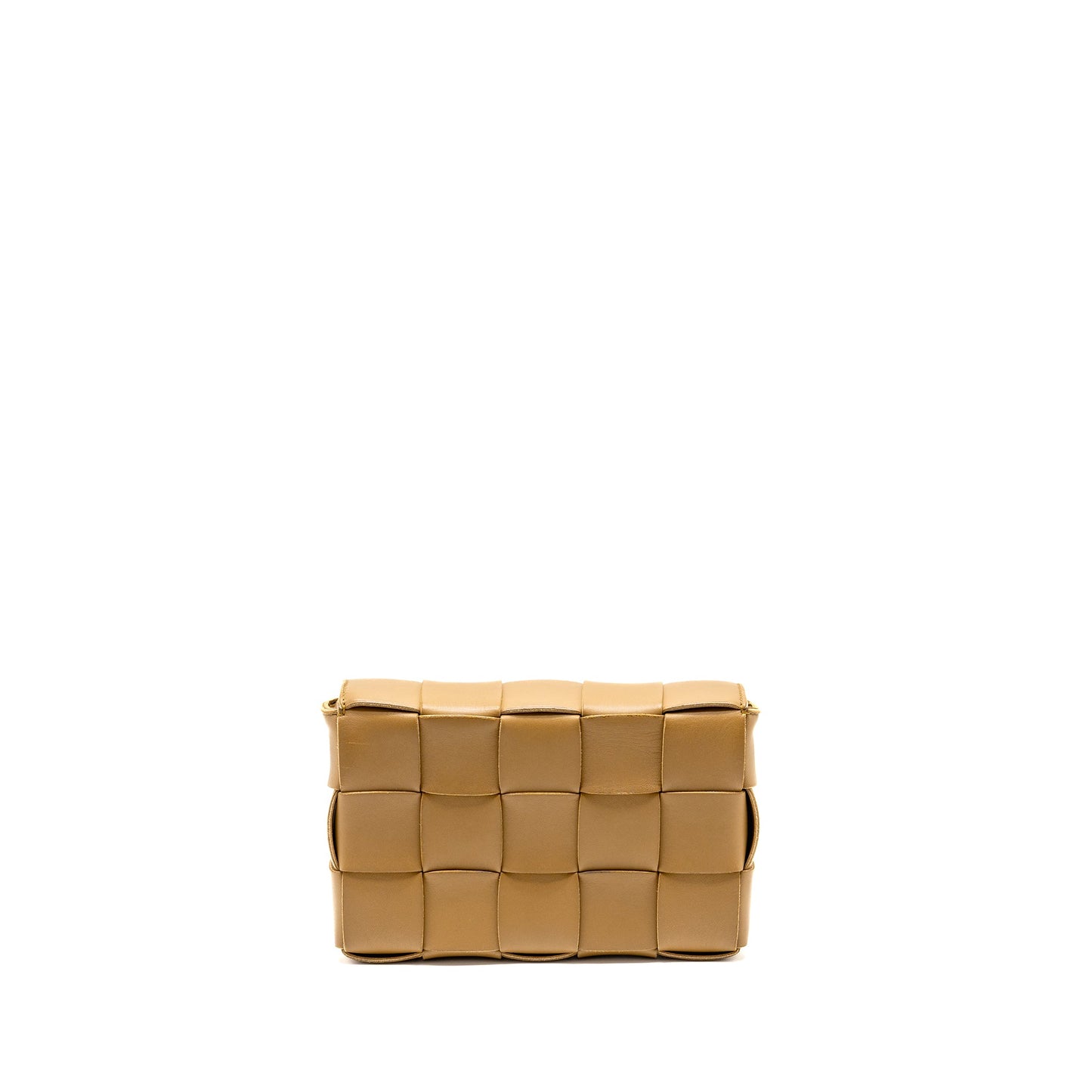 Bottega Veneta Small Cassette Purse Lambskin Caramel