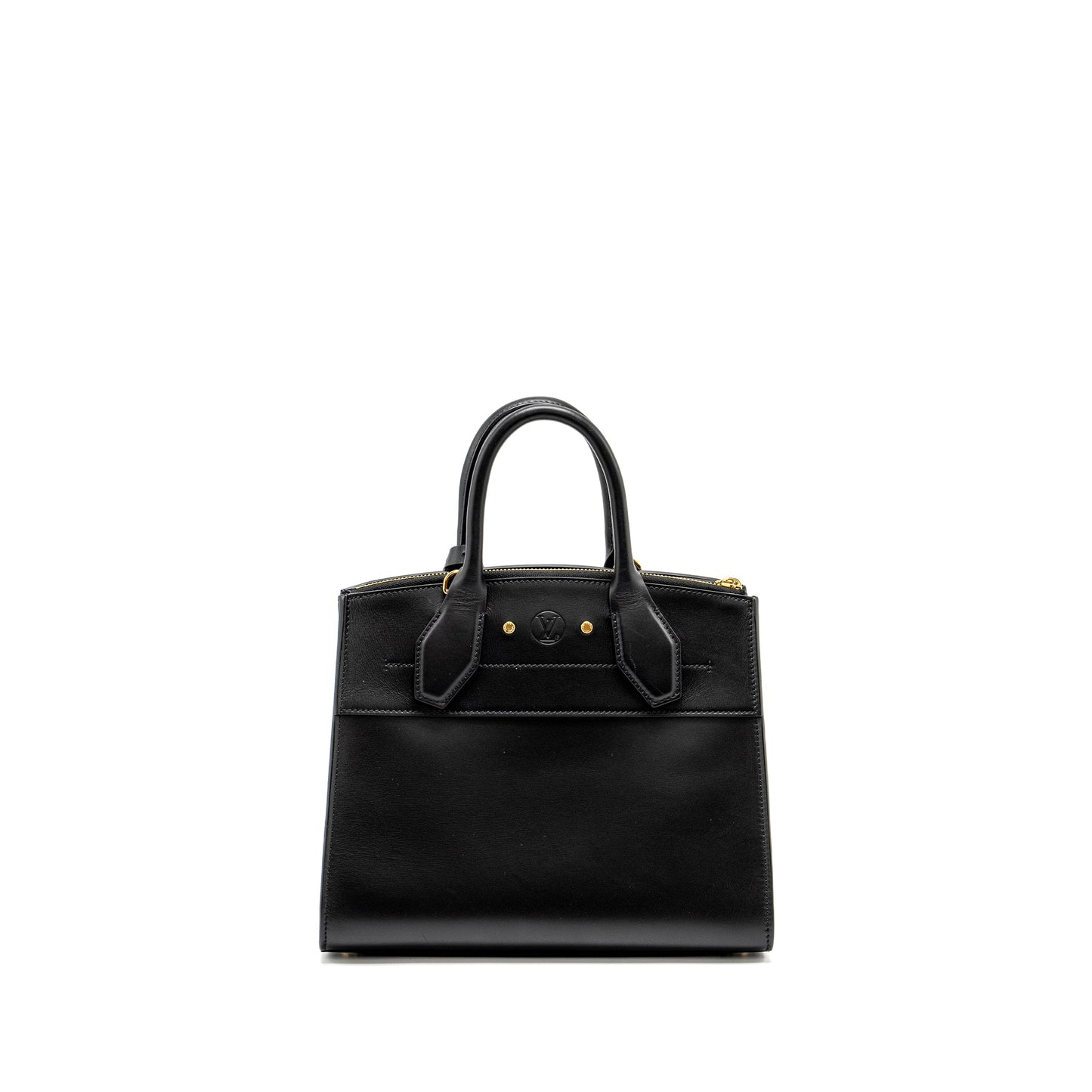 Louis Vuitton City Steamer Grained Calfskin Black