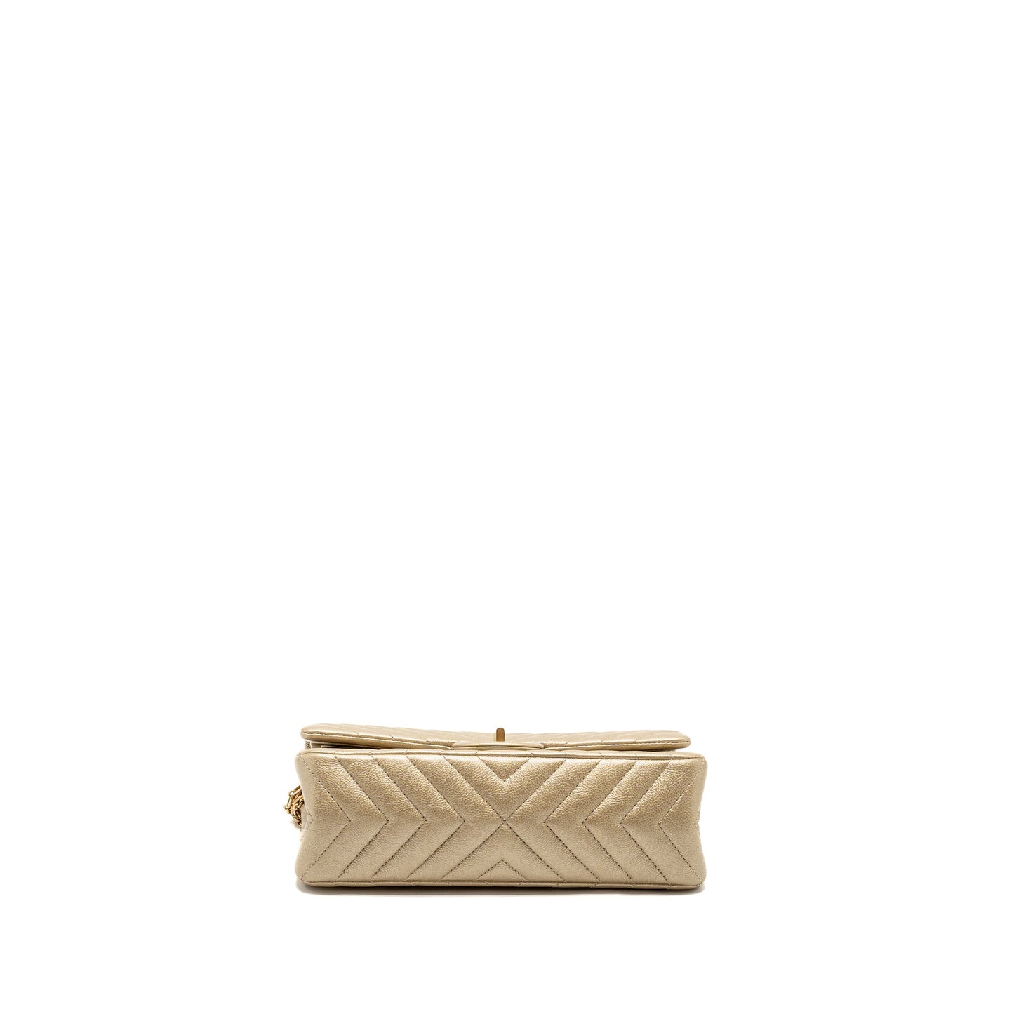 Chanel Small 2.55 Reissue Chevron Flap Bag Calfskin Gold GHW