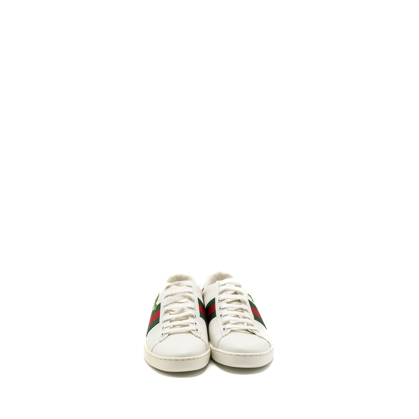 Gucci size 36 leather sneakers with cherry print white multicolour