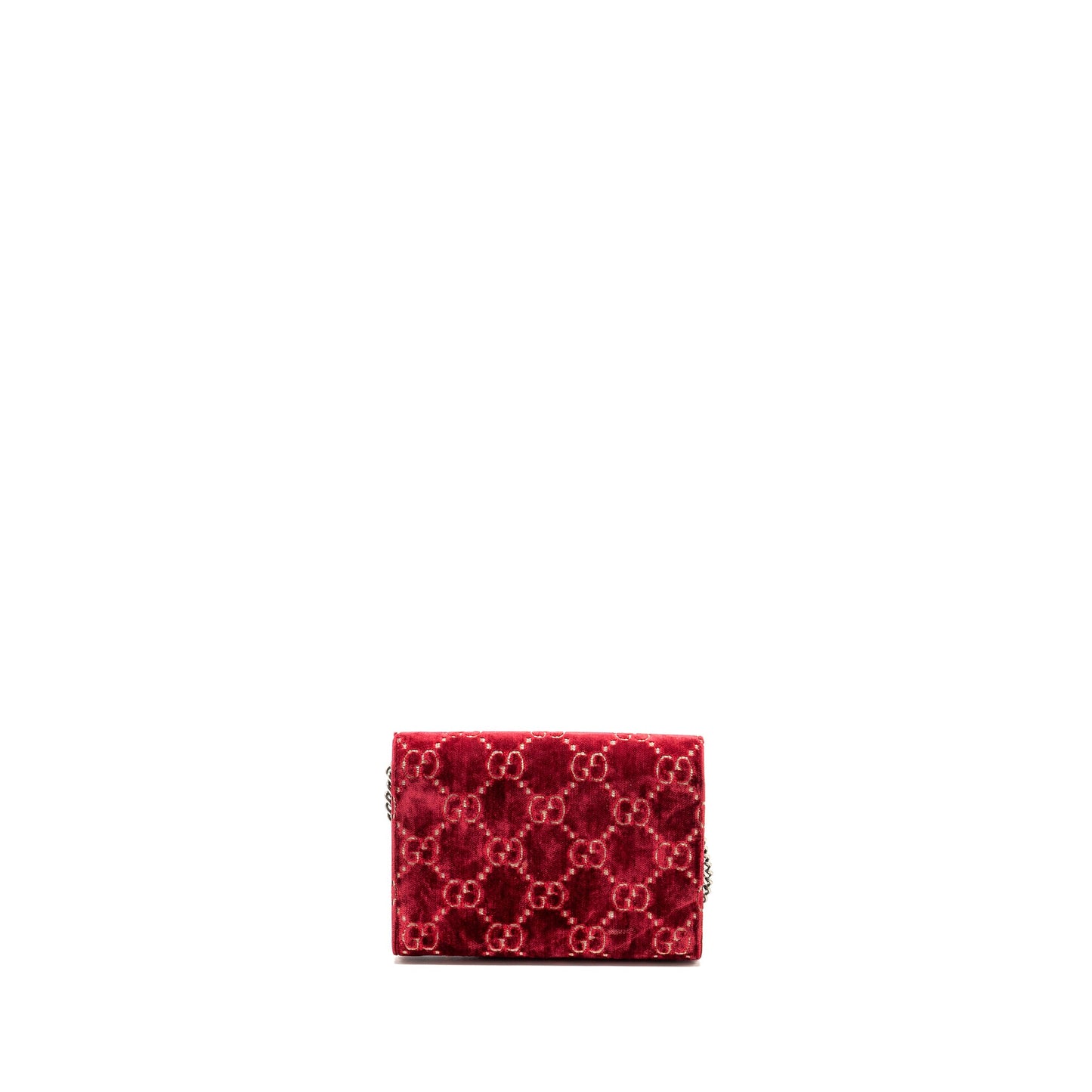 Gucci Dionysus Wallet on Chain Velvet Red
