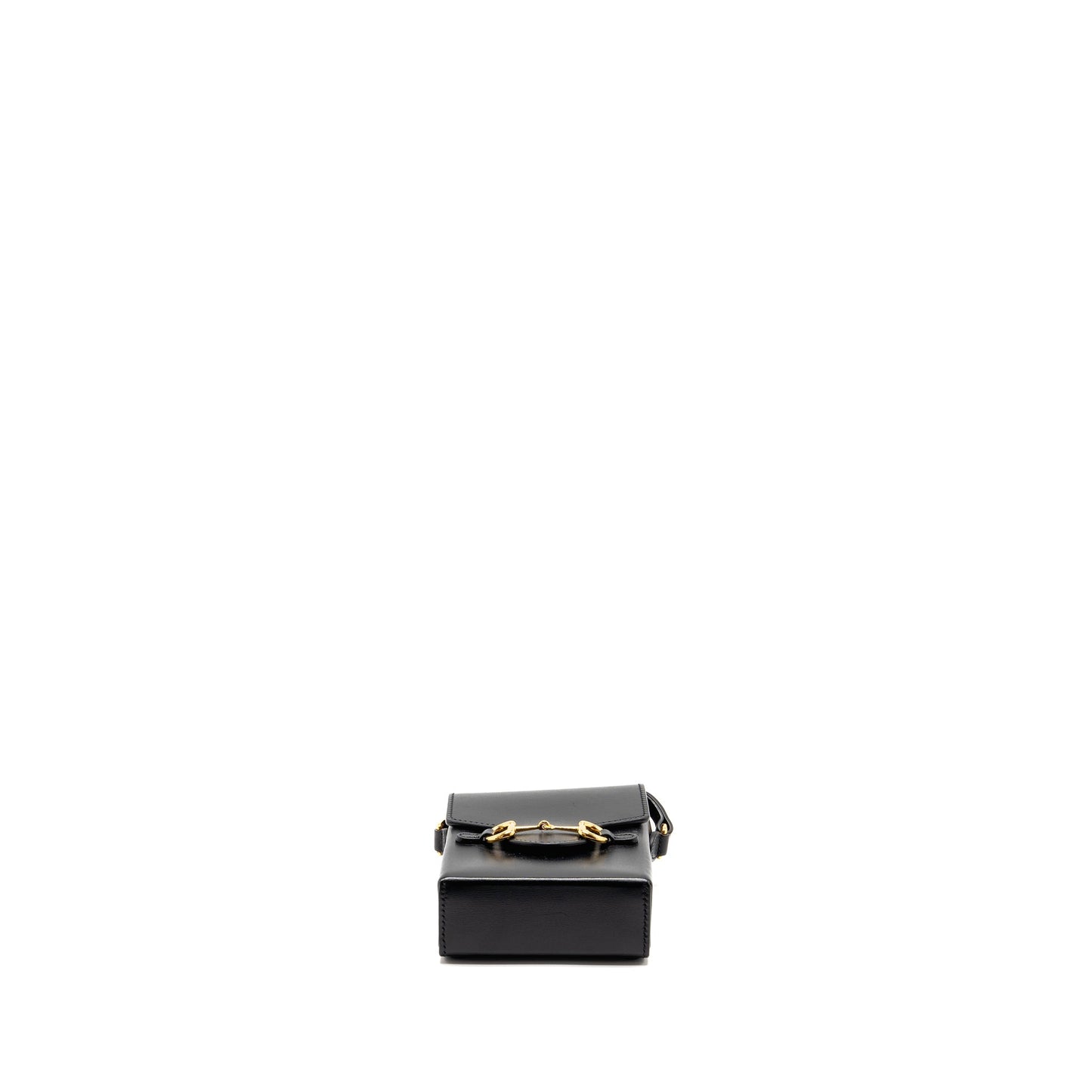 Gucci Horsebit Mini Crossbody Purse Leather Black