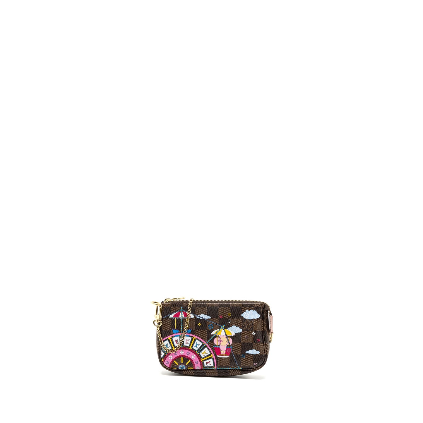 Louis vuitton mini pochette accessories Christmas limited edition multicolor