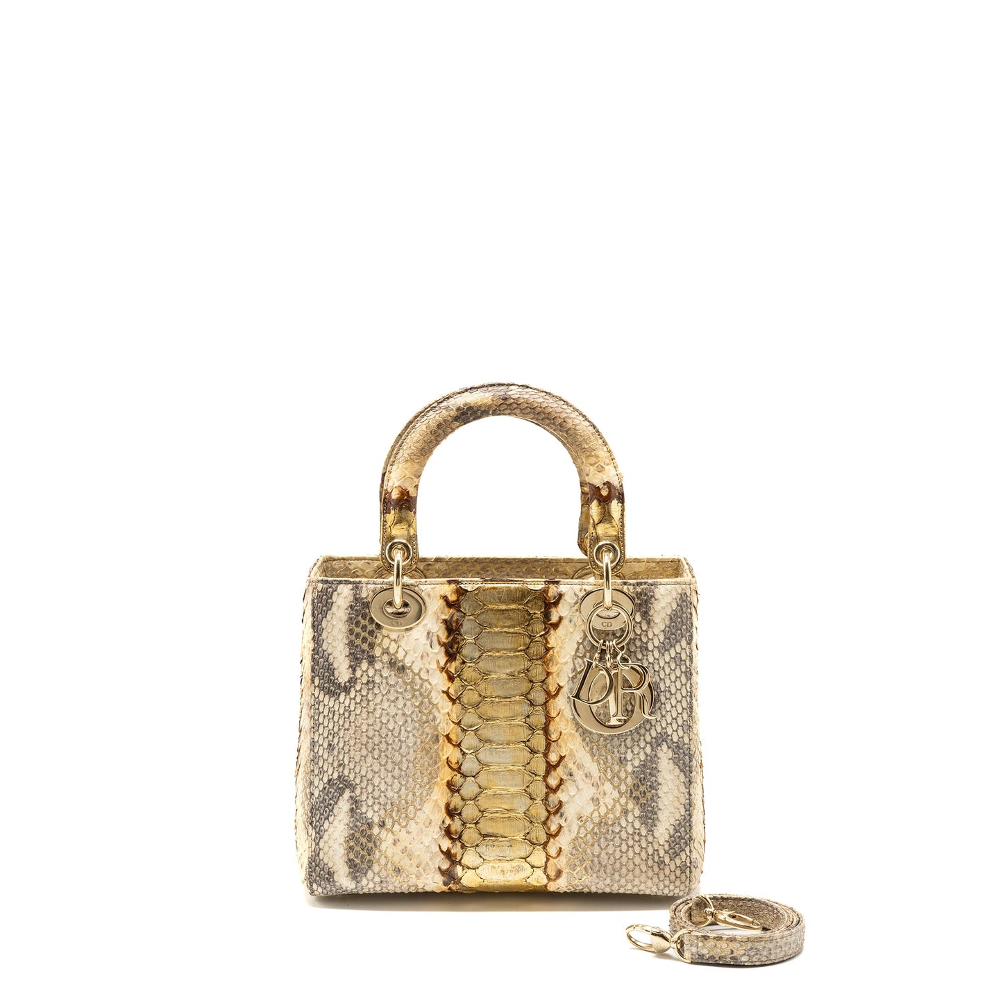 Dior Medium Lady Dior Python Multicolour