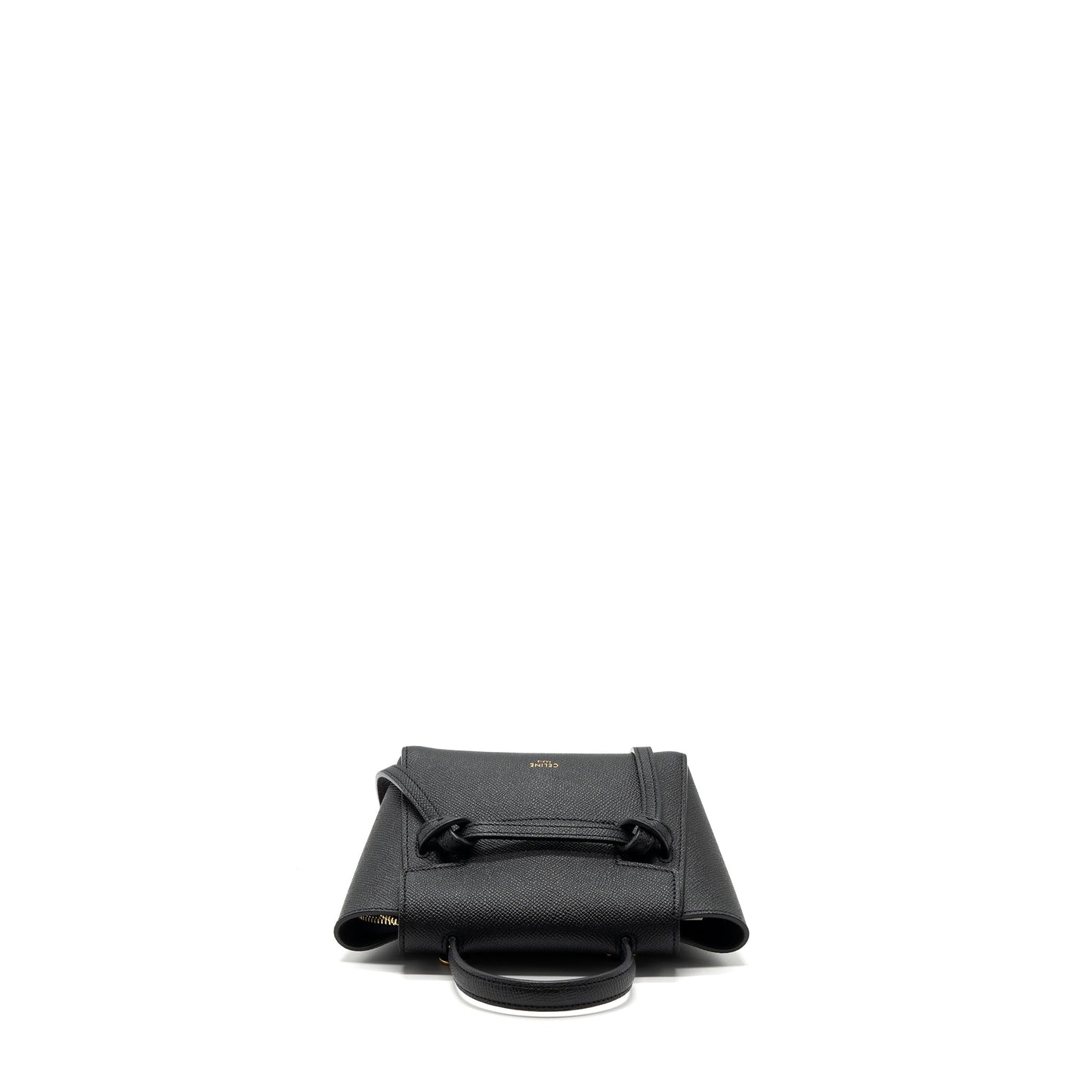 Celine Pico Belt Purse Calfskin Black
