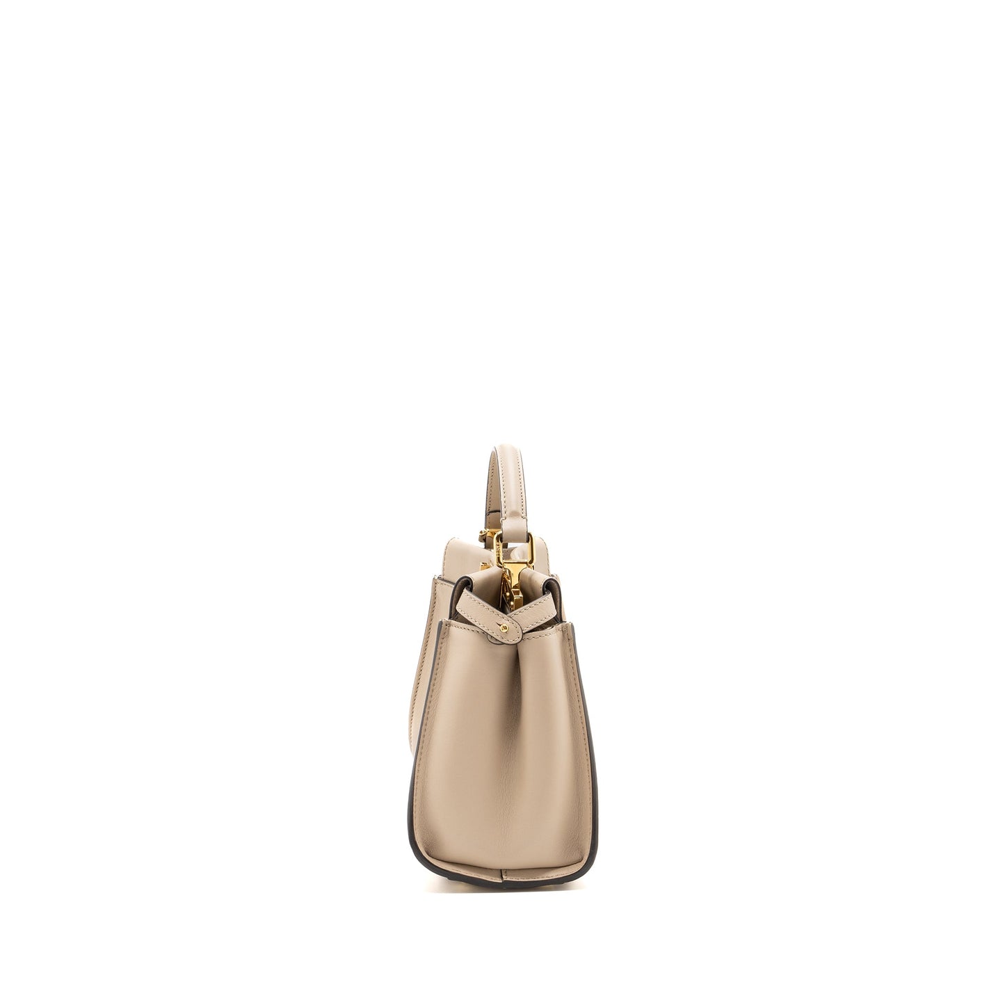 Fendi Peekaboo Mini Calfskin Beige