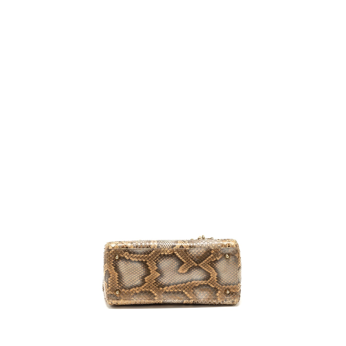 Medium Lady Dior Python Multicolour