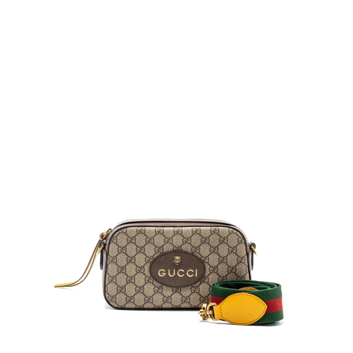 Gucci Supreme Camera Purse Canvas/ Leather