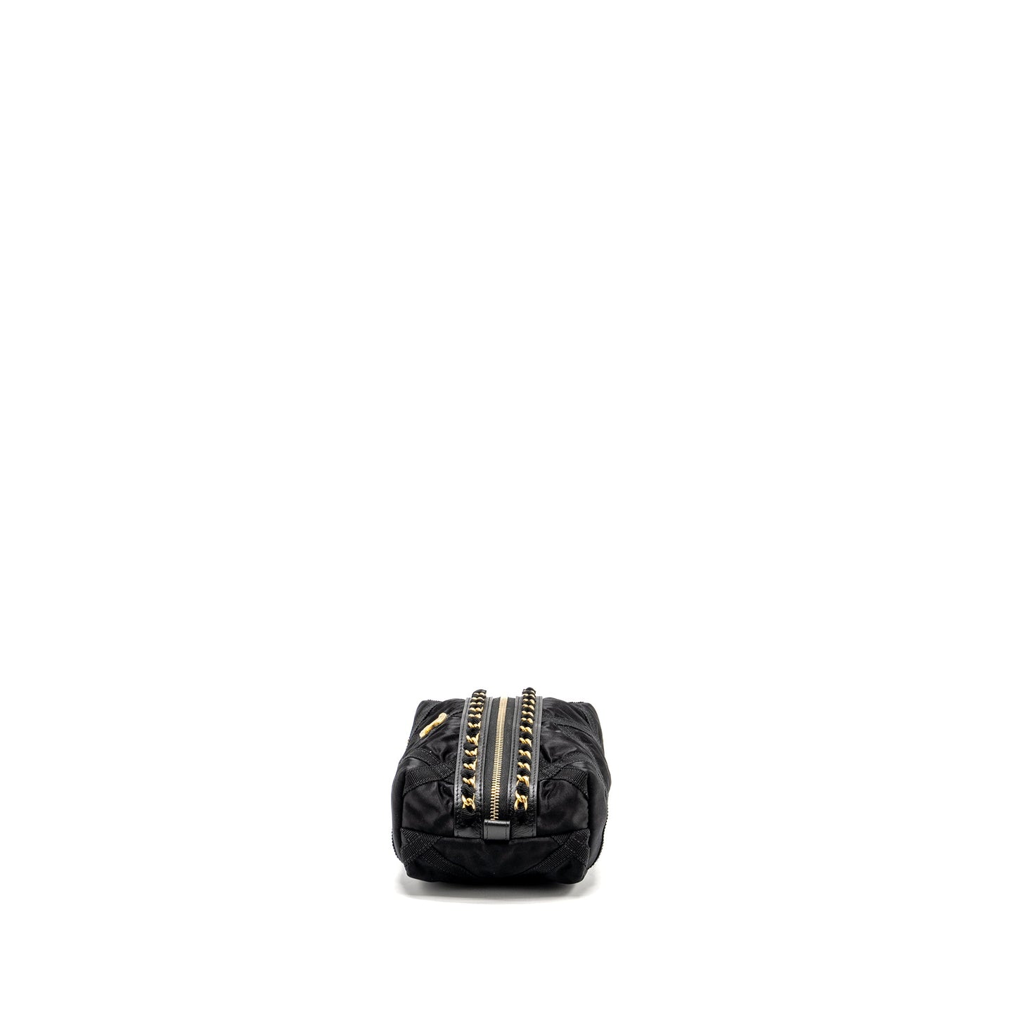 Chanel 22p Travel Pouch leep Mask Nylon Black GHW
