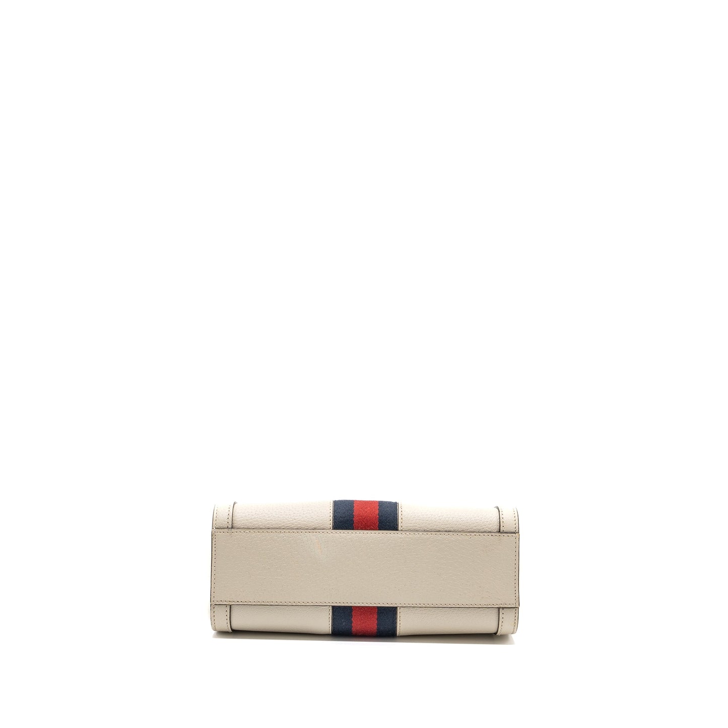 Gucci Ophidia Small Tote Purse Calfskin White/ Multicolour