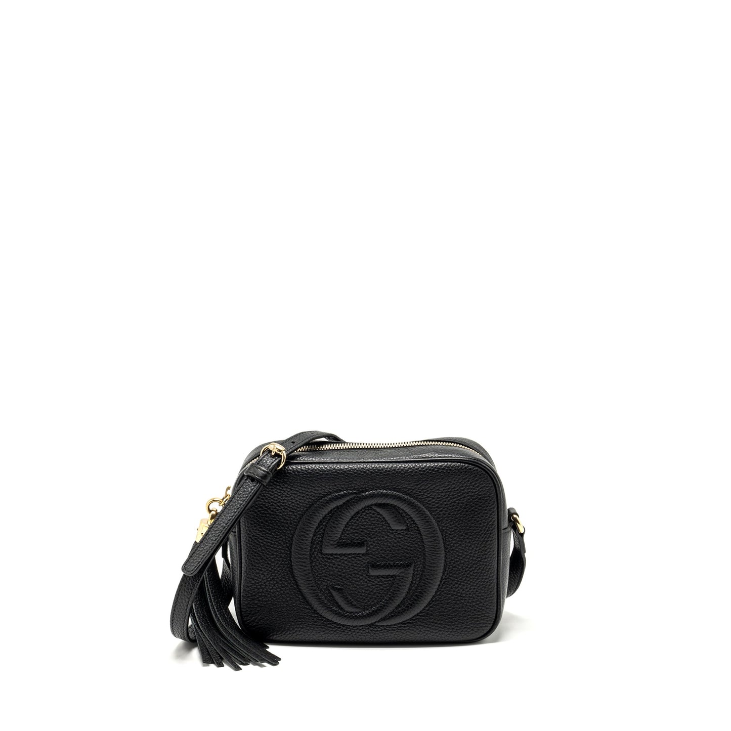 Gucci Disco Soho Camera Purse grained calfskin black