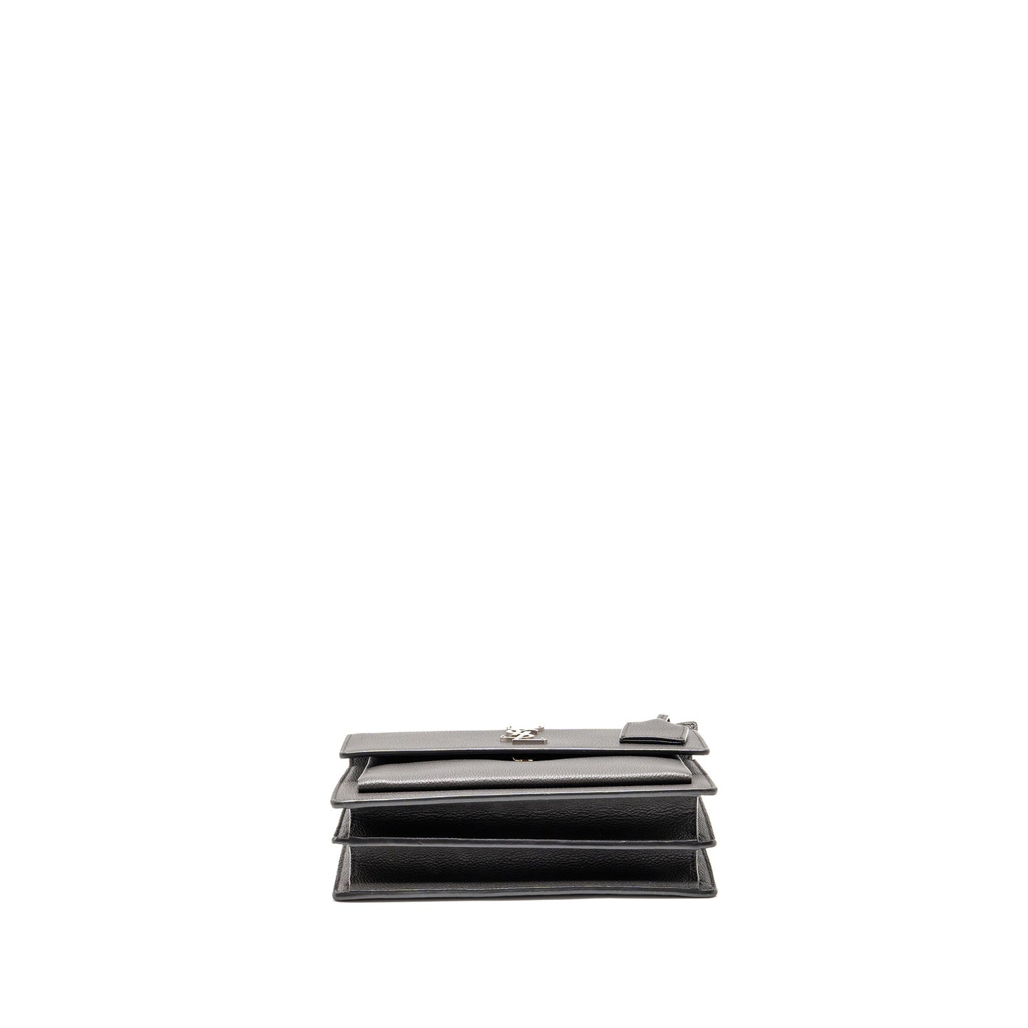 Saint Laurent/ Medium Sunset Purse Calfskin Grey