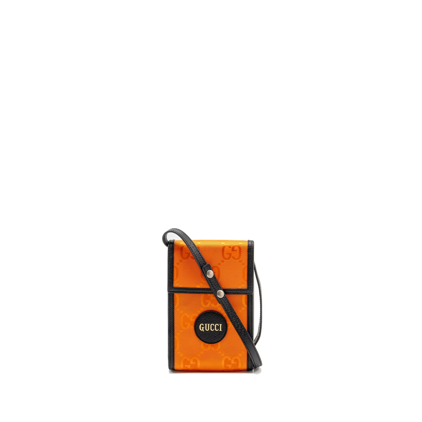 Gucci Off the Grid Mini Crossbody Purse Nylon Orange