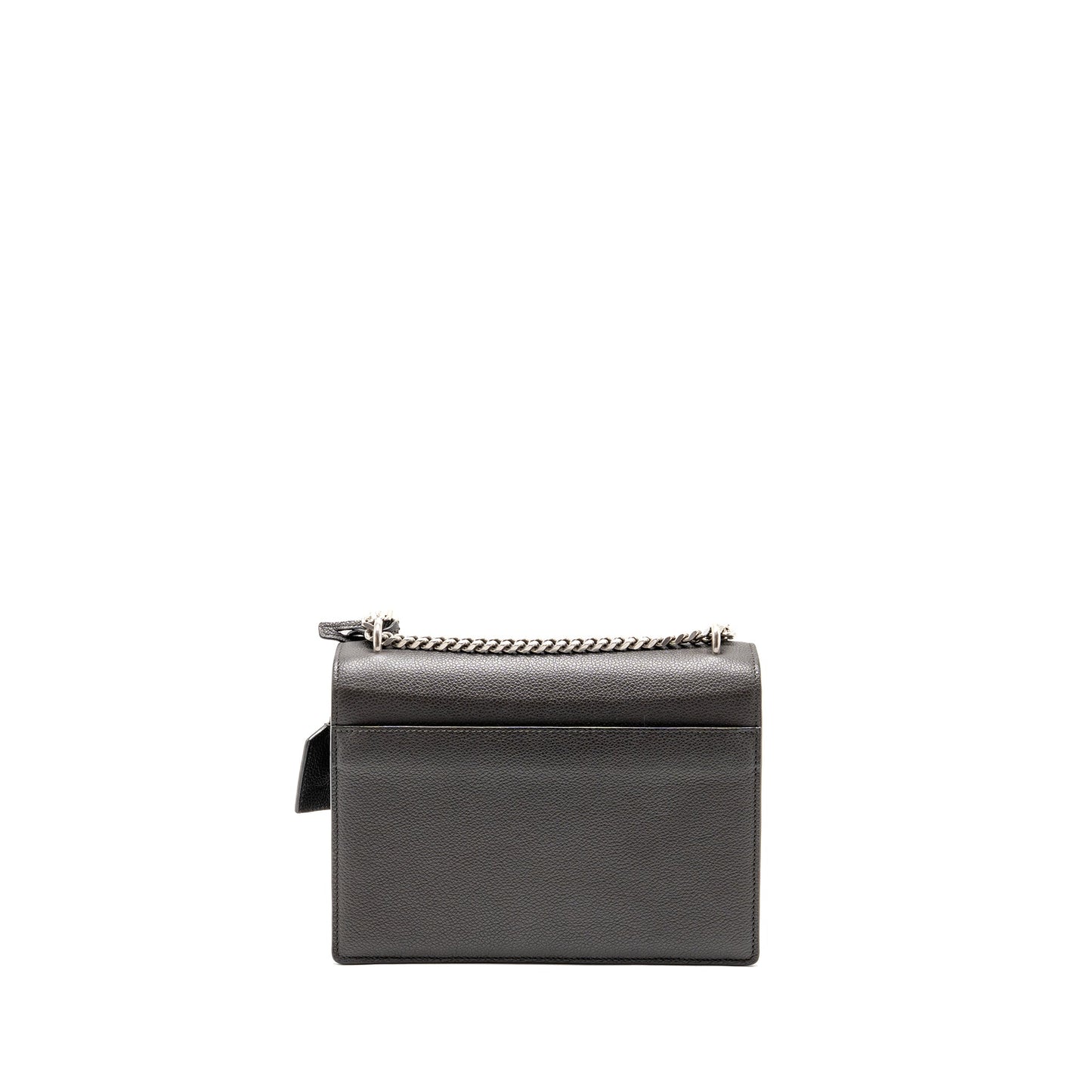 Saint Laurent/ Medium Sunset Purse Calfskin Grey
