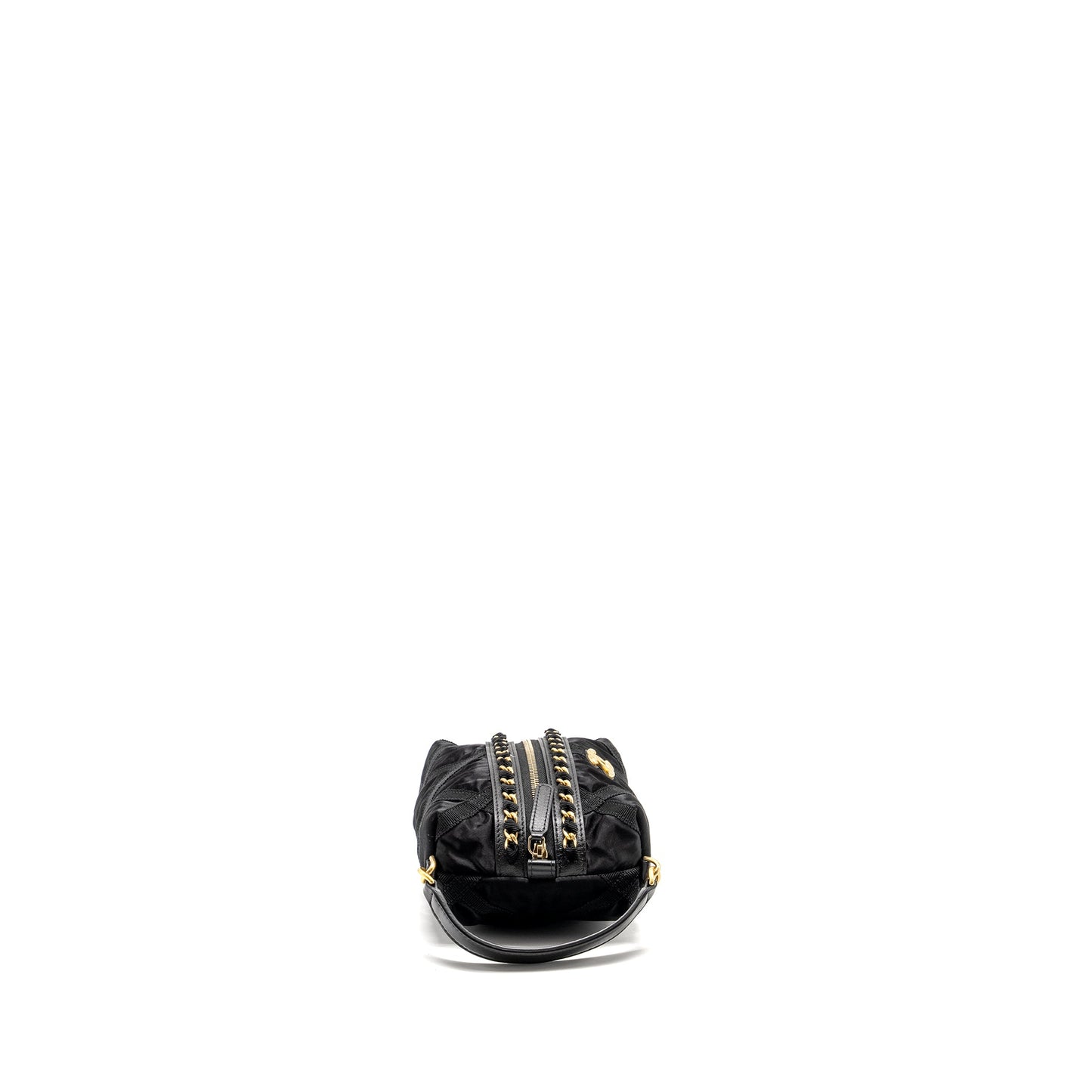 Chanel 22p Travel Pouch leep Mask Nylon Black GHW