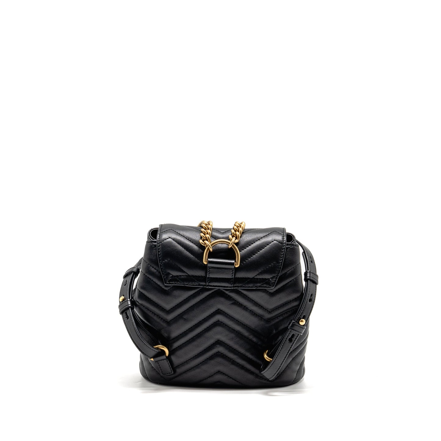 GUCCI Marmont Backpack Calfskin Black