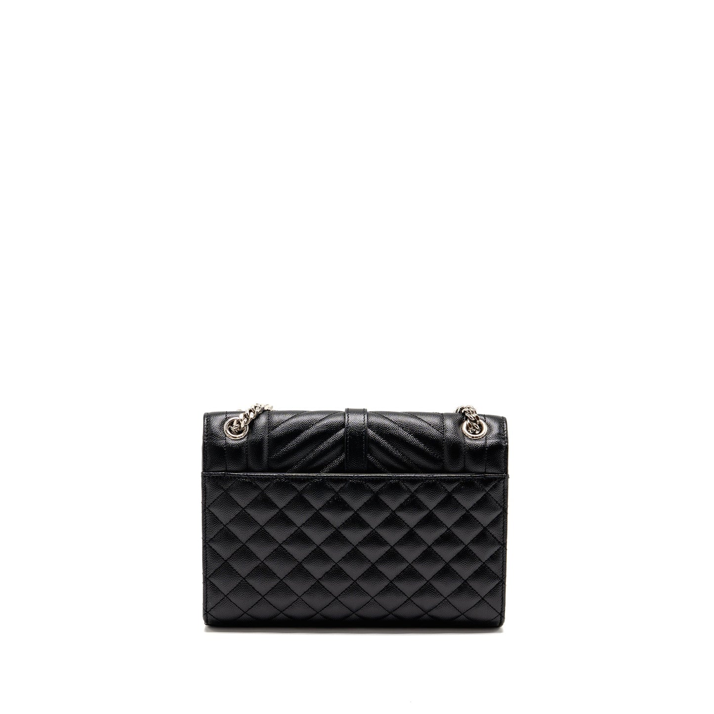 Saint Laurent/Ysl Medium Envelop Purse Grained Calfskin Black