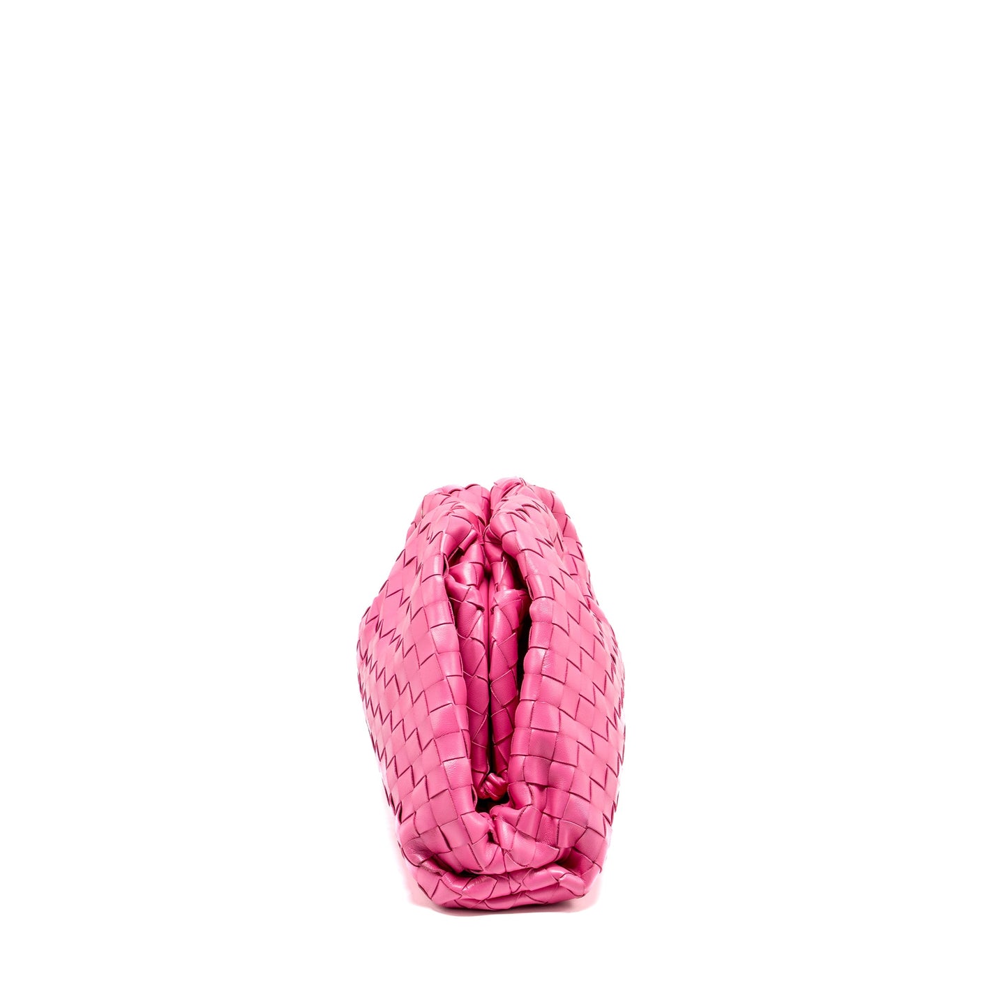 Bottega Veneta Intrecciato Pouch Leather Pink