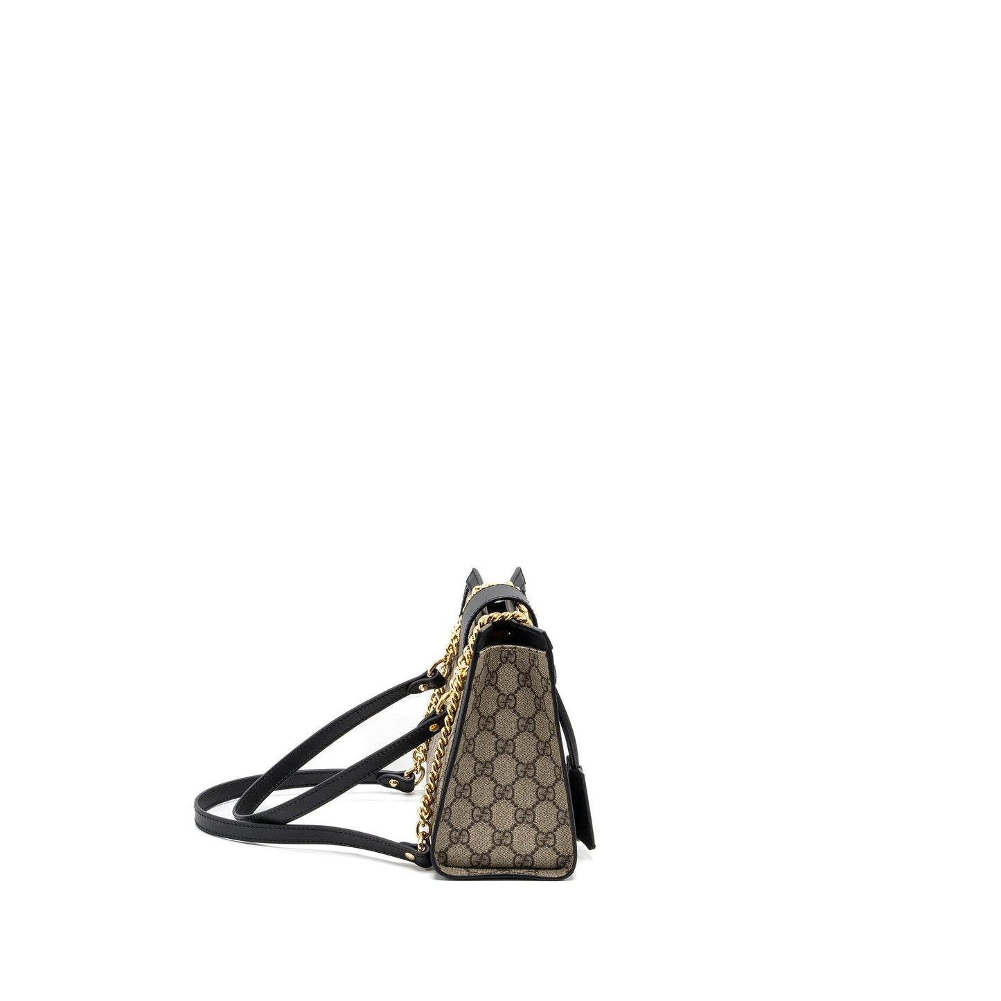Gucci small padlock Mini Purse supreme canvas black