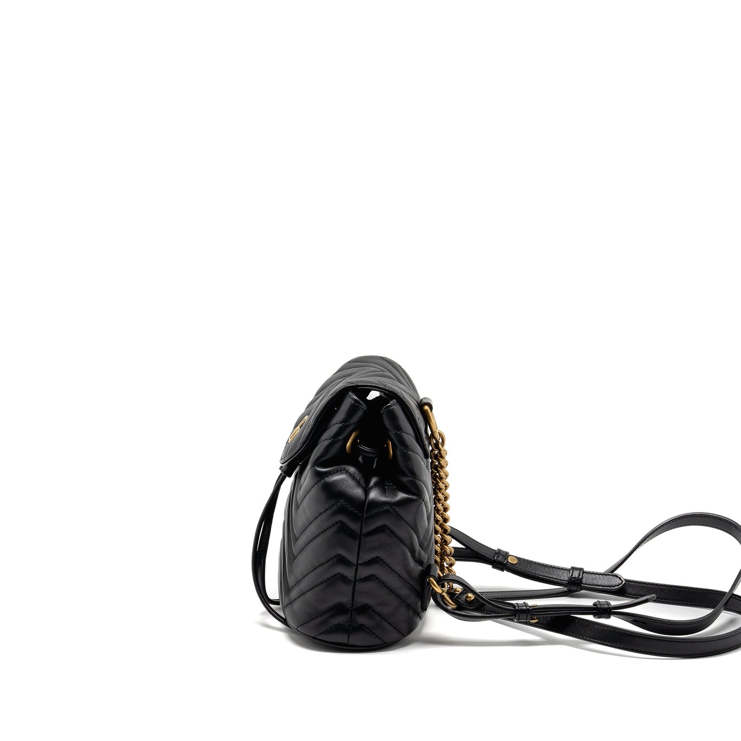 GUCCI Marmont Backpack Calfskin Black