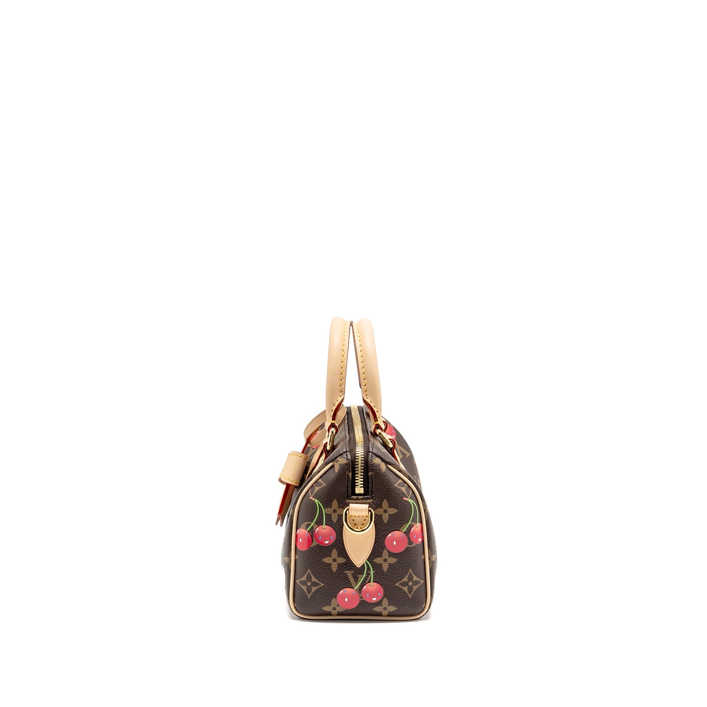 Louis Vuitton x Takashi Murakami Speedy Bandouliere 20 Monogram Cherry Coated Canvas Multicoloured