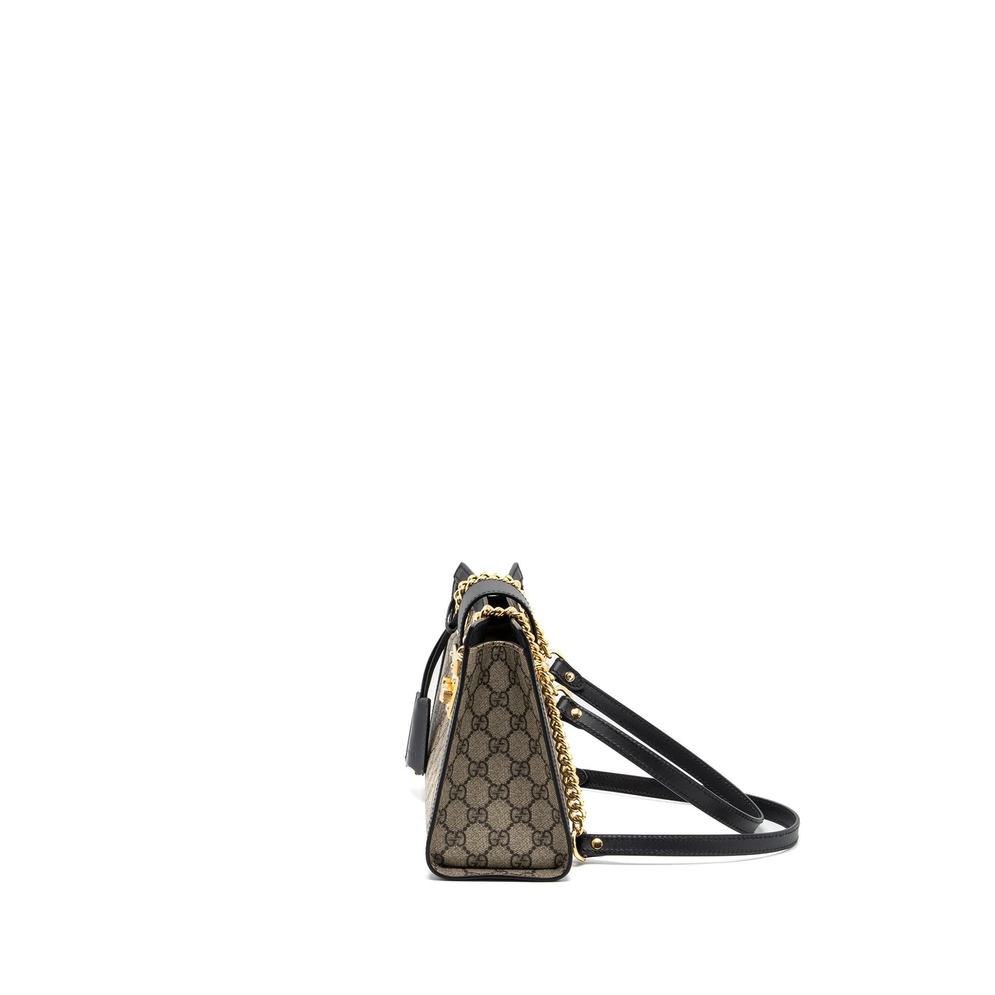 Gucci small padlock Mini Purse supreme canvas black
