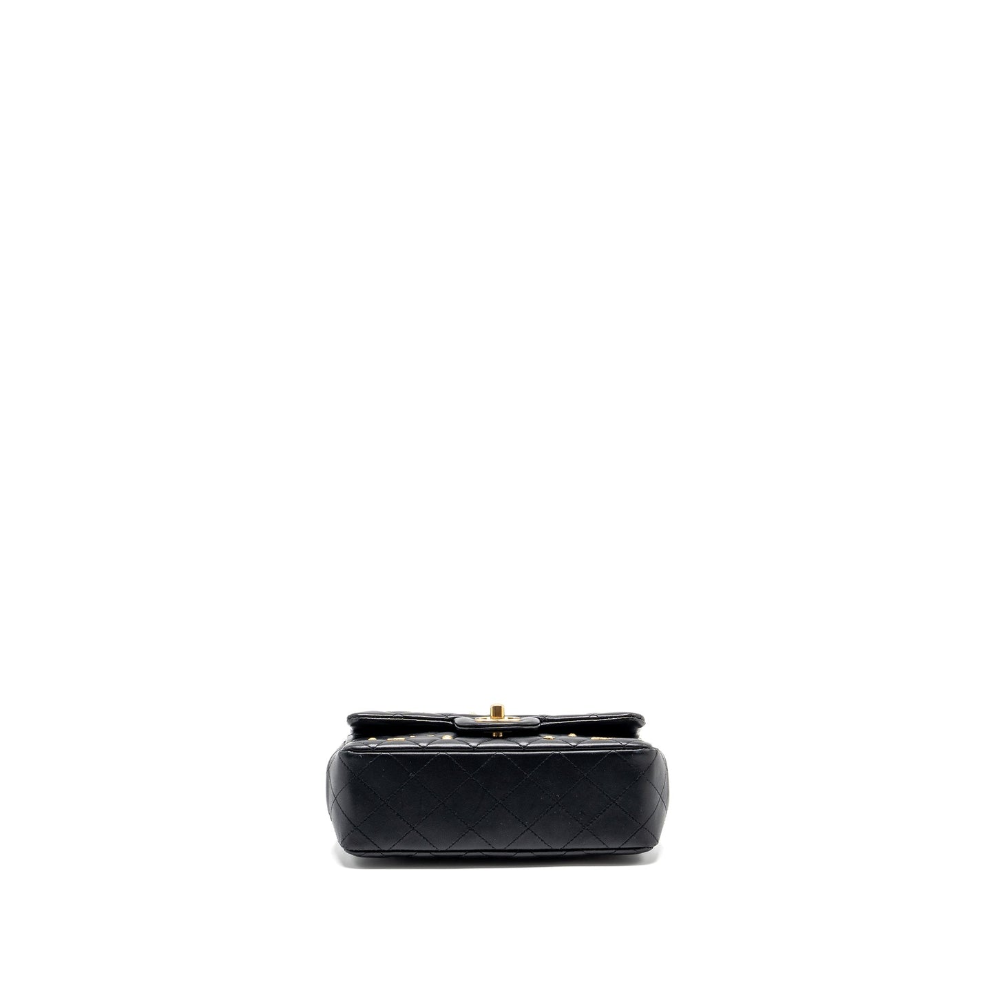 Chanel Egyptian Amulet Mini Rectangular Flap Bag Lambskin Black GHW