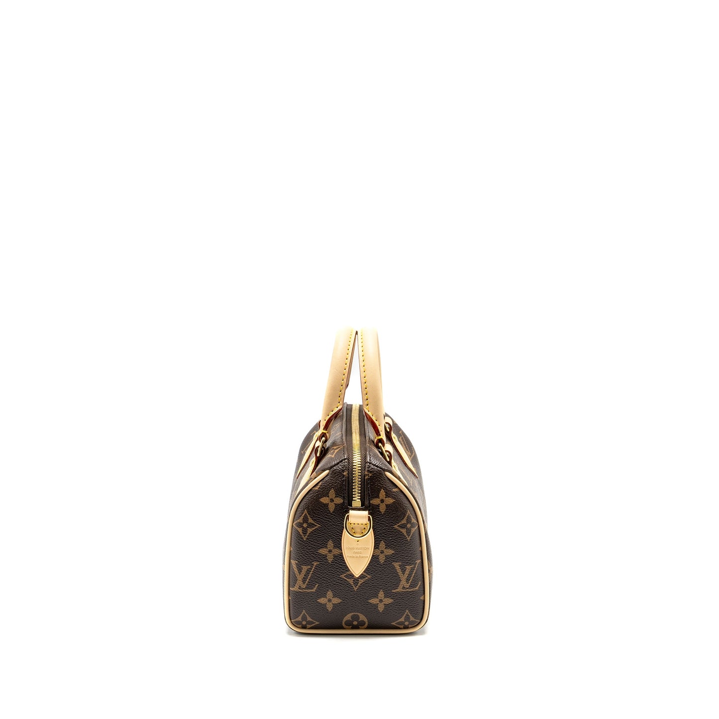 LOUIS VUITTON Speedy Bandouliere 20 Monogram Canvas Black Strap