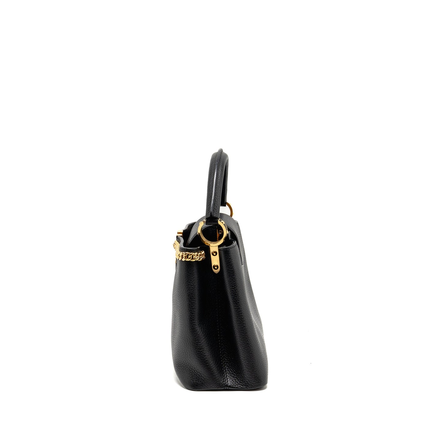 Louis Vuitton Capucines calfskin black