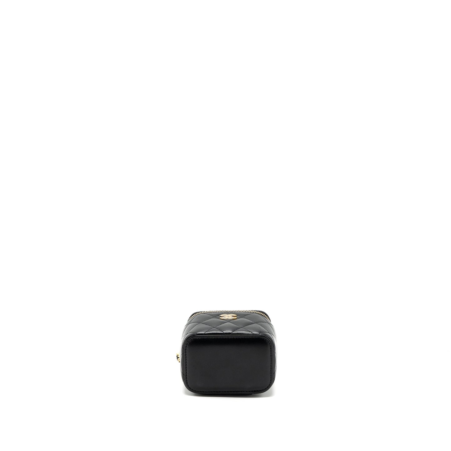 Chanel Top Handle Mini Vanity Lambskin Black GHW