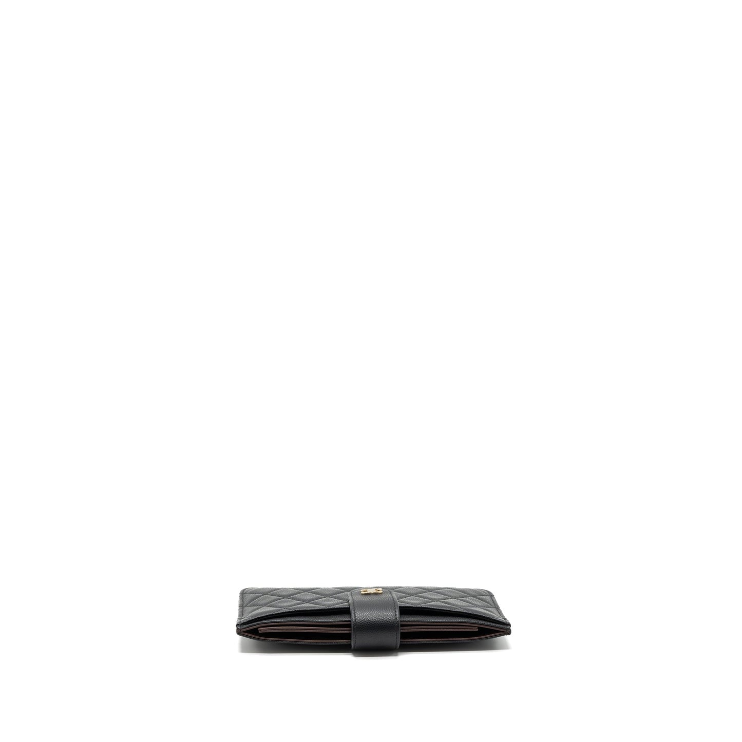 Chanel Clutch Wallet Caviar Black LGHW