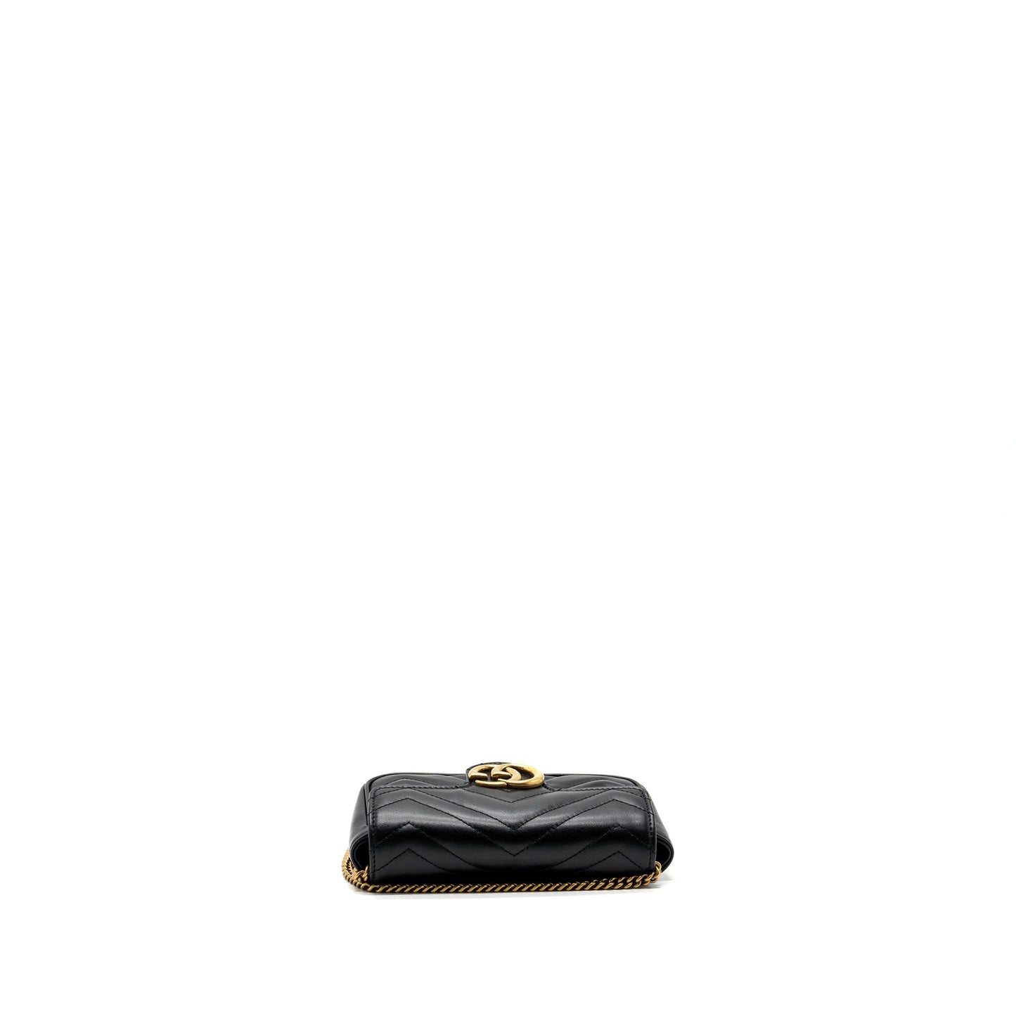 Gucci marmont super Mini Purse calfskin black