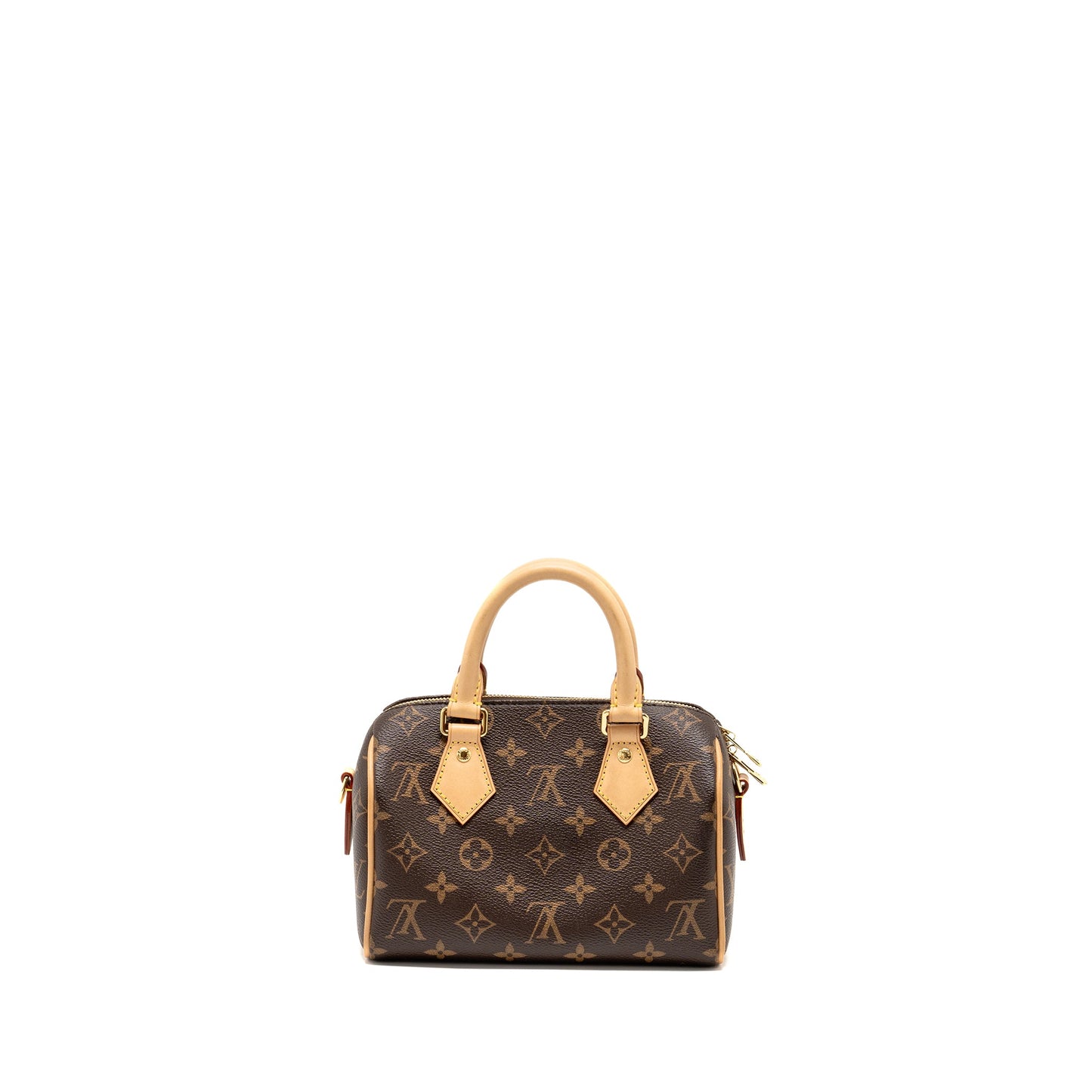 Louis Vuitton Speedy Bandouliere 20 Monogram Canvas Black Strap