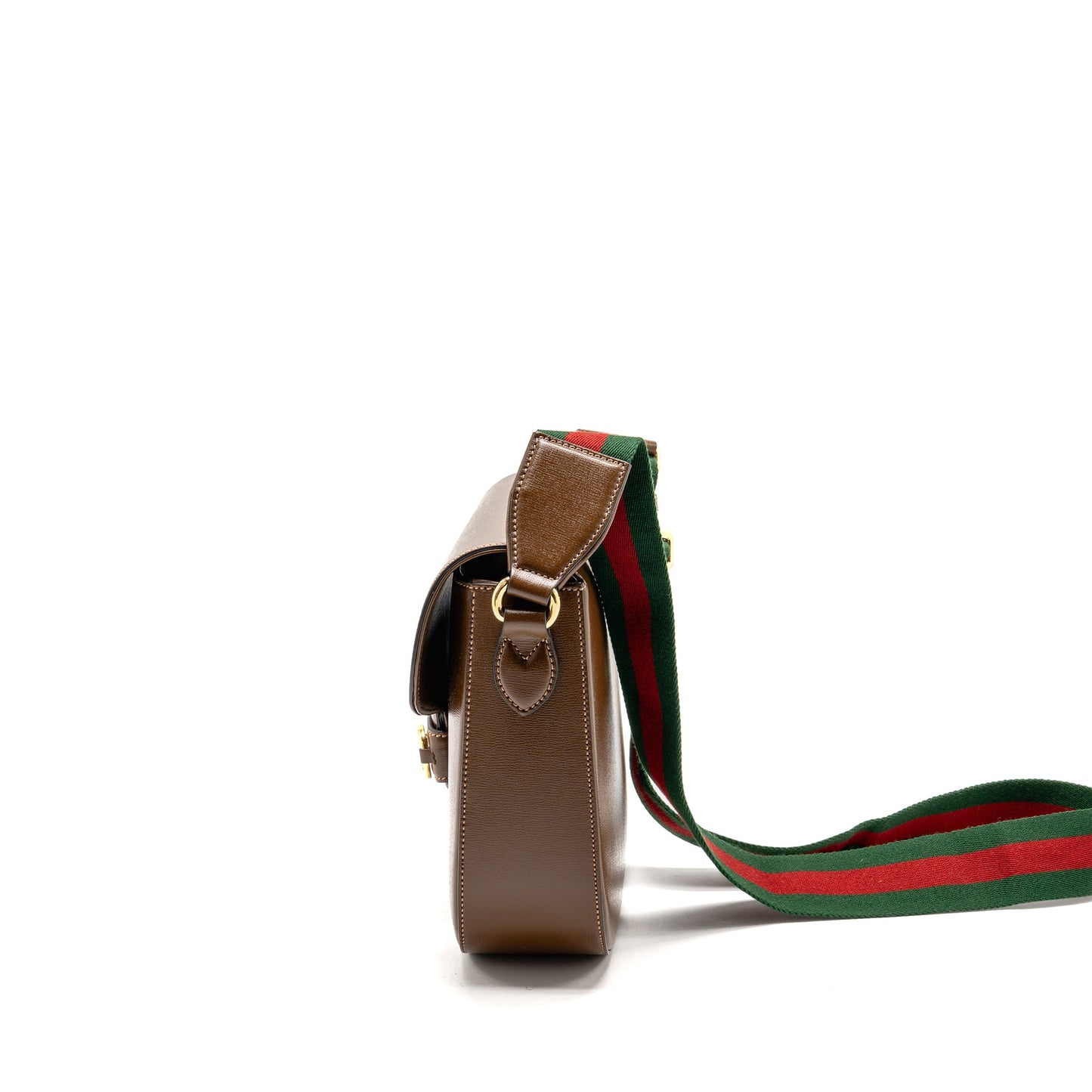Gucci Horsebit 1955 Large Mini Purse Leather Brown