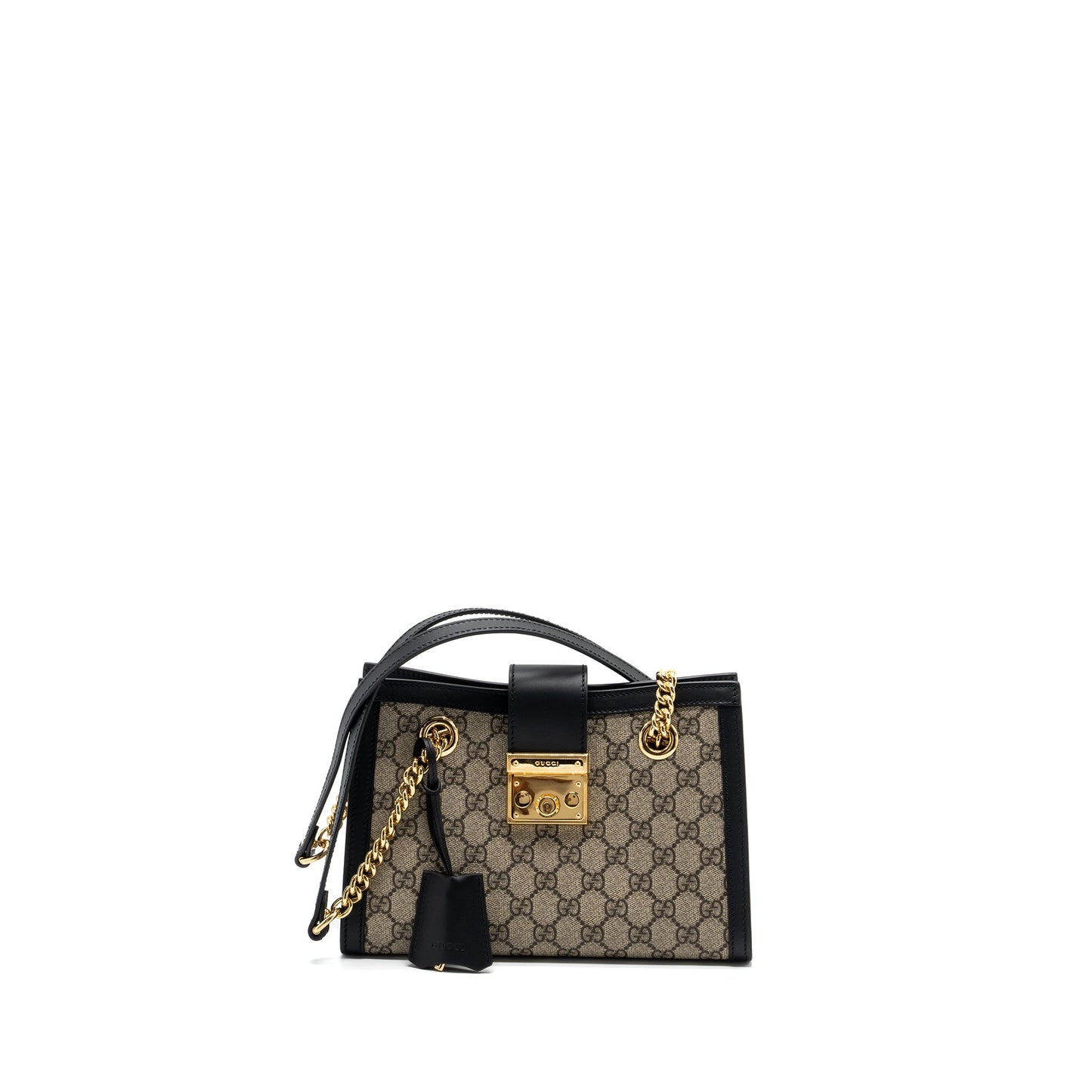 Gucci small padlock Mini Purse supreme canvas black